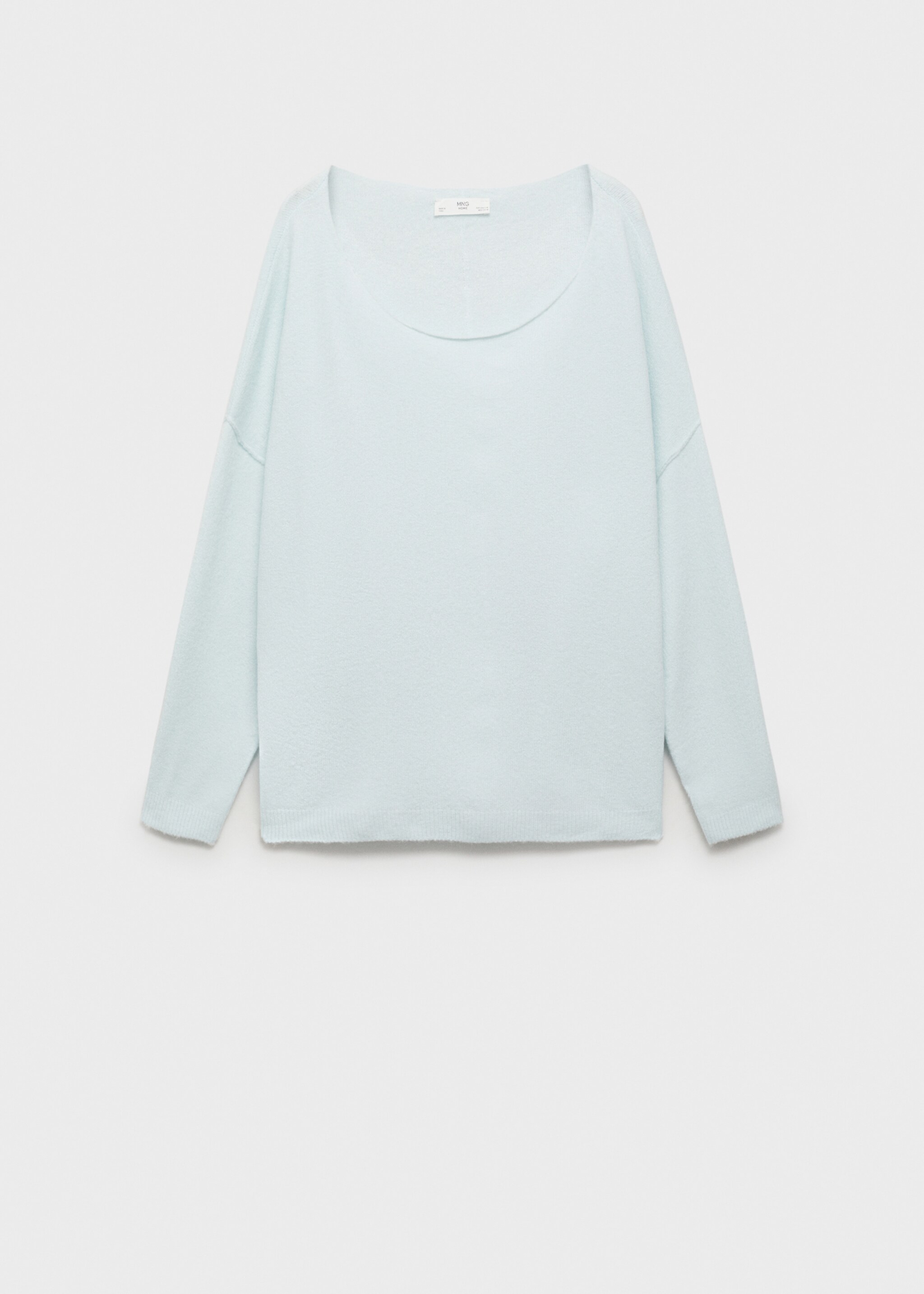 Oversize knit sweater - Article without model, Pastel Green. Ref: 87083286-00.