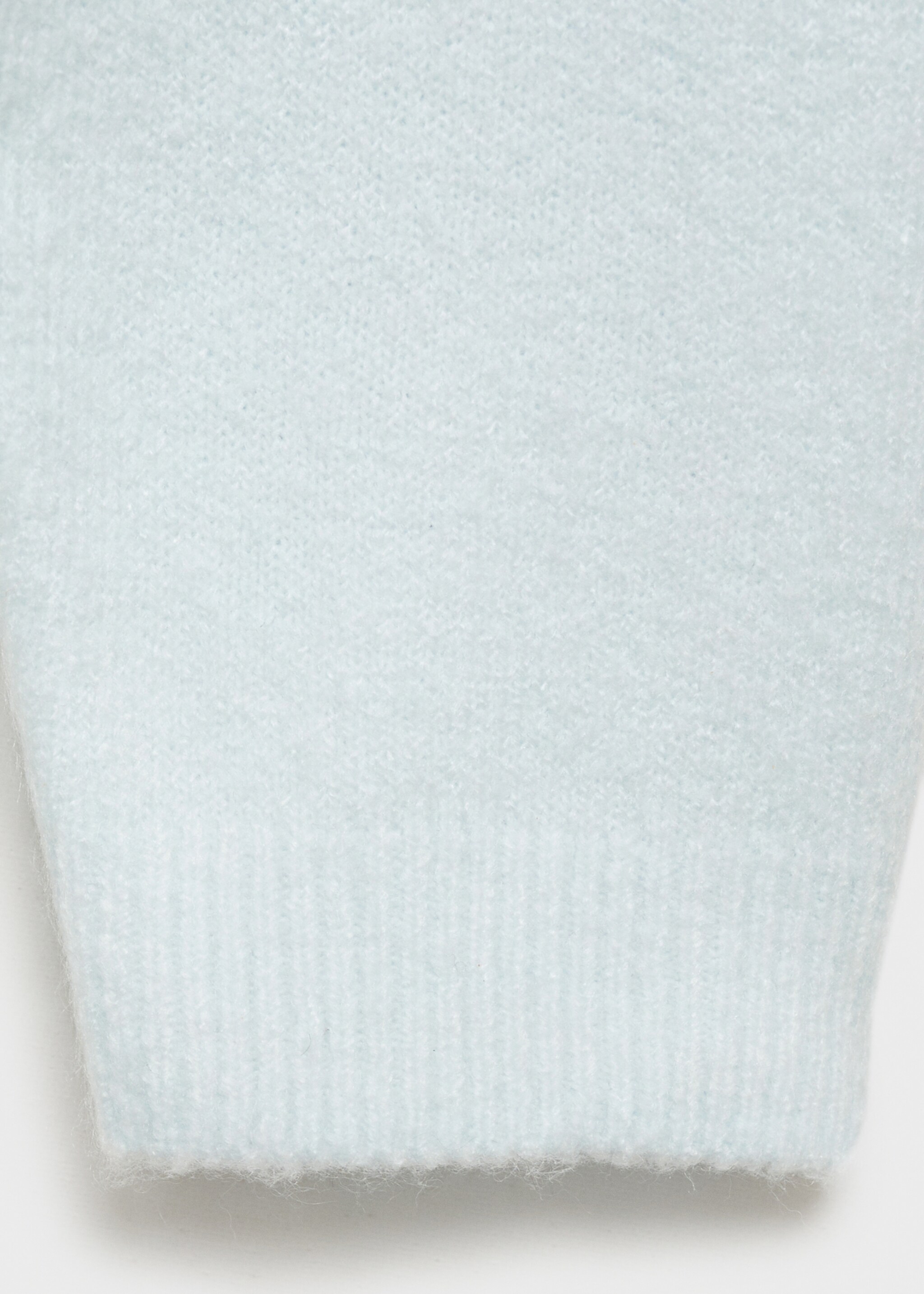 Oversize knit sweater - Details of the article 0, Pastel Green. Ref: 87083286-00.