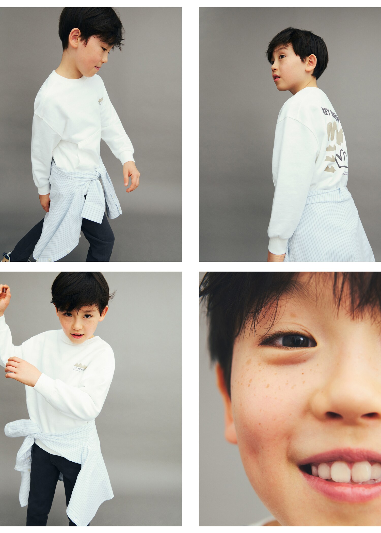 Printed embossed sweatshirt - Details of the article 5