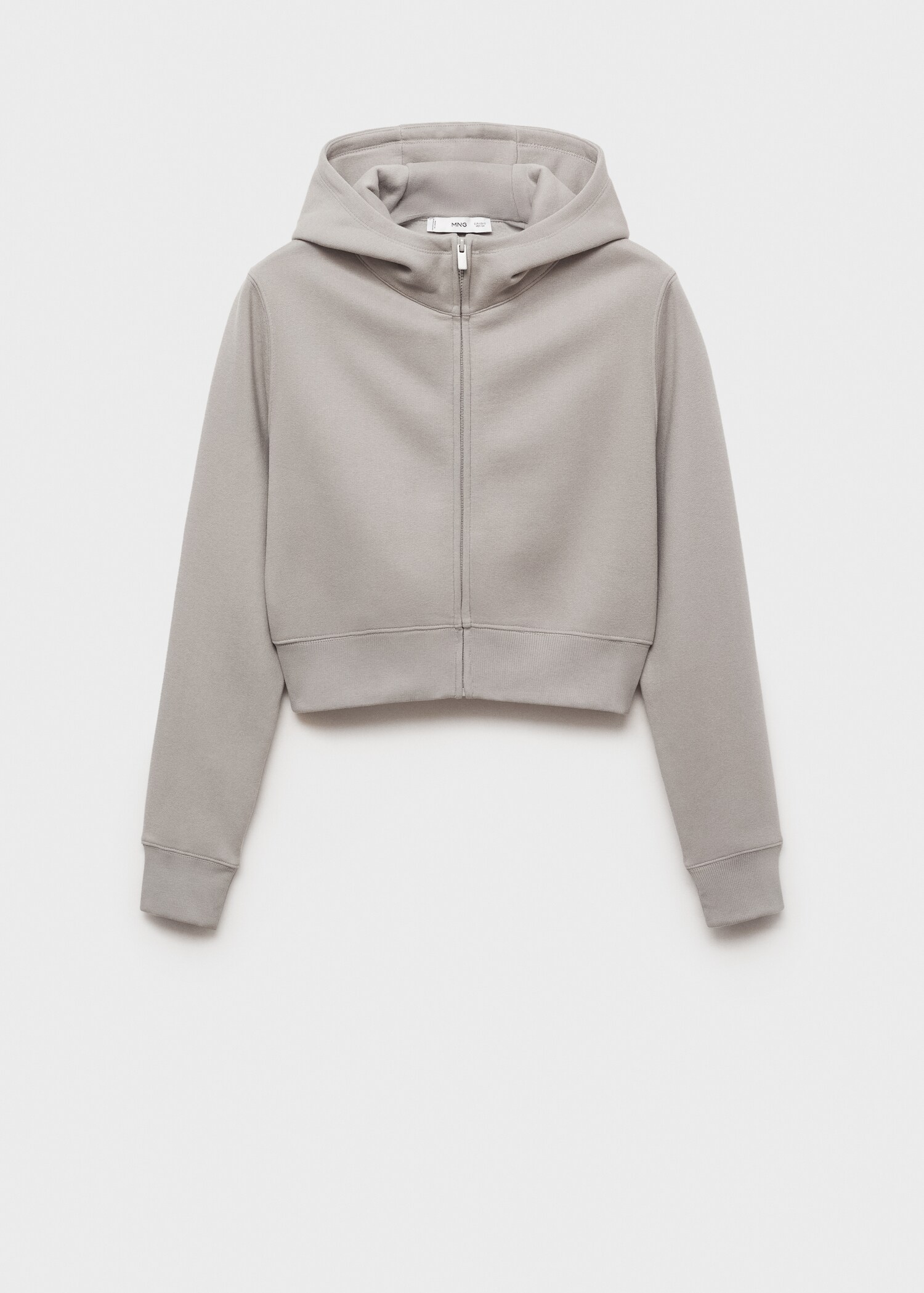 Cropped sweatshirt hoodie - Article without model