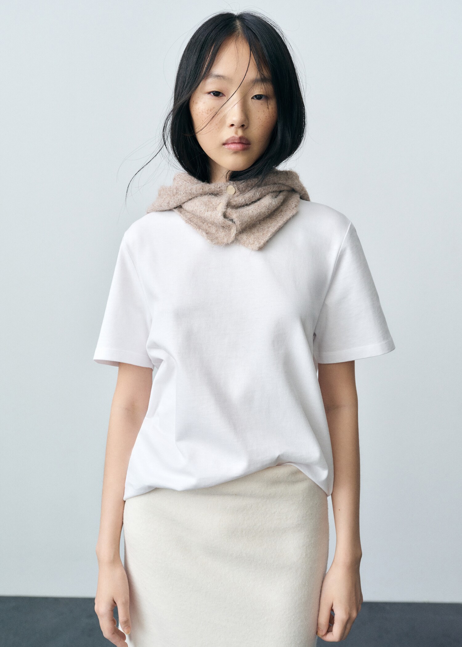 Camiseta algodón manga corta - Plano medio