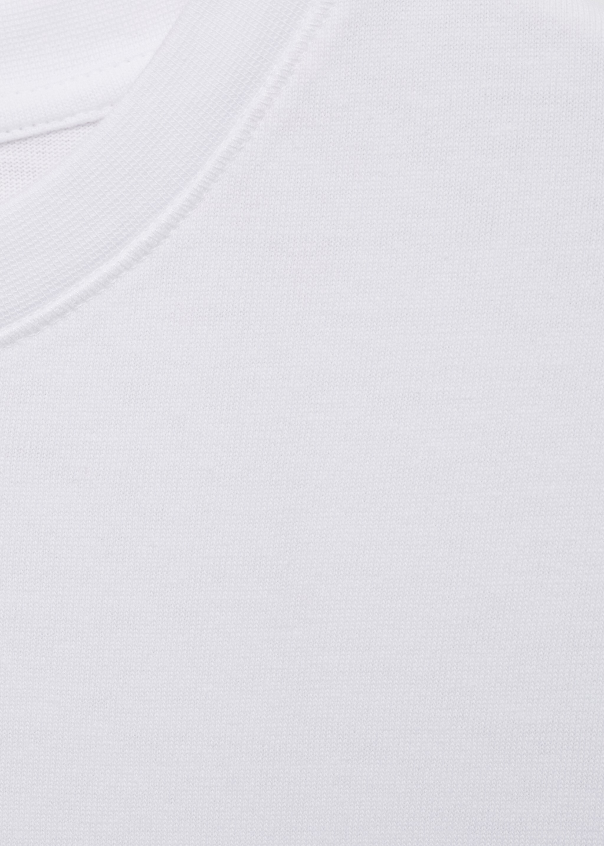 Camiseta algodón manga corta - Detalle del artículo 8, Blanco. Ref: 87083294-00.