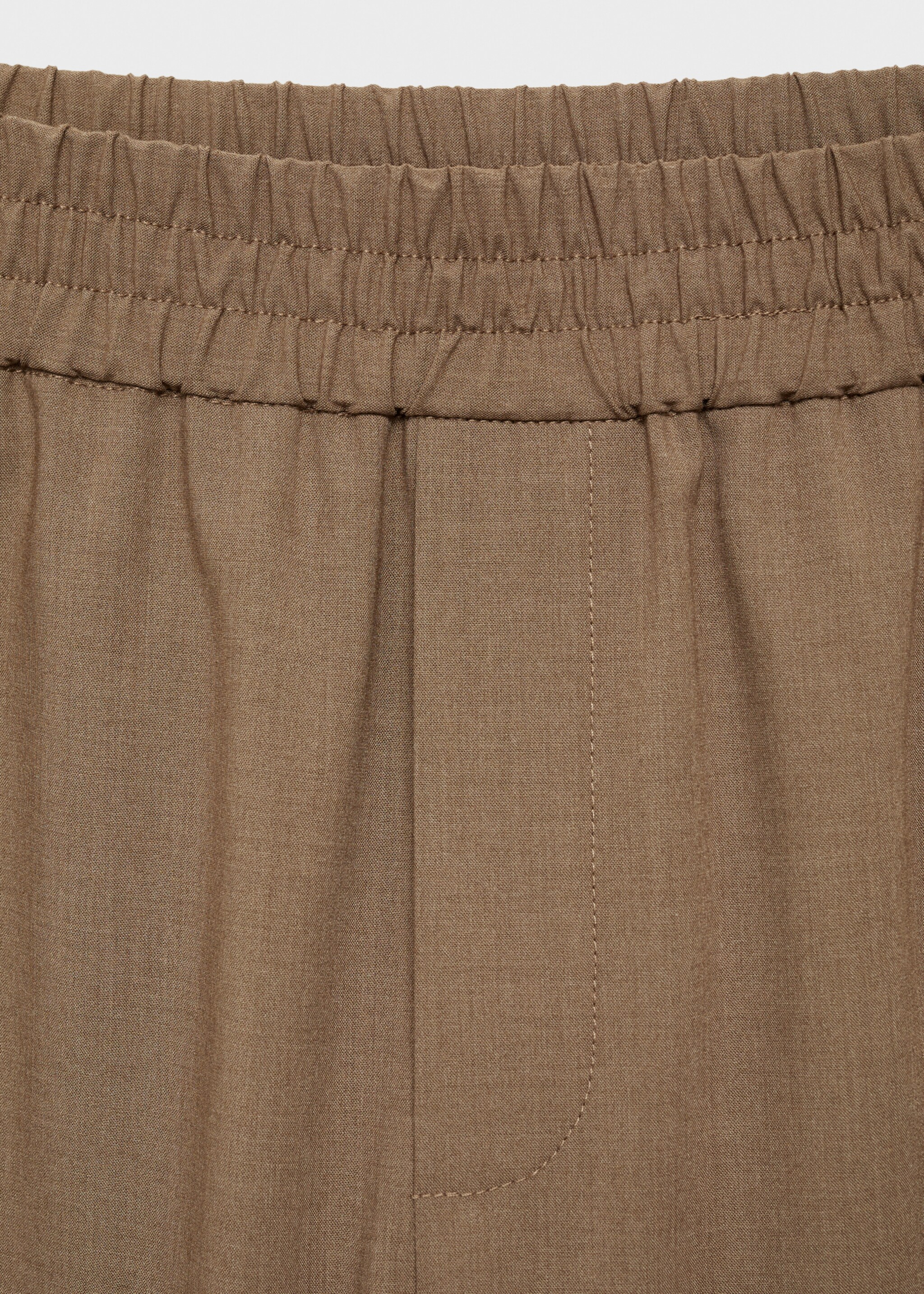 Wideleg joggingbroek - Detail van het artikel 8, Middenbruin. Ref: 87083295-00.