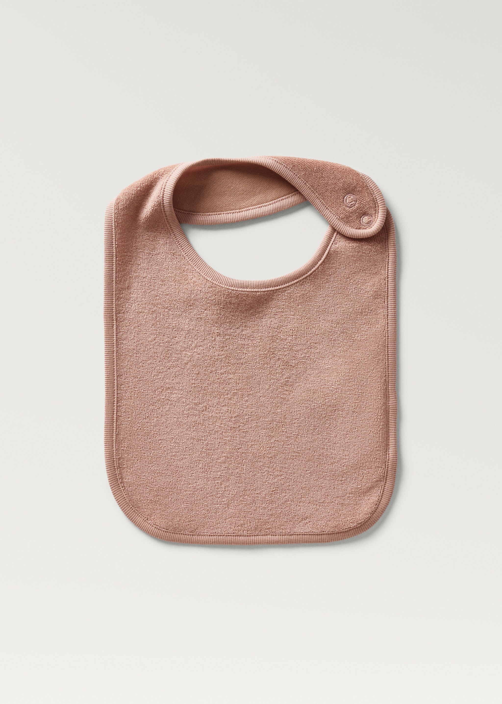 Lätzchen aus Baumwollfrottee - Artikel ohne Model, Rosa. Ref: 87083302-00.