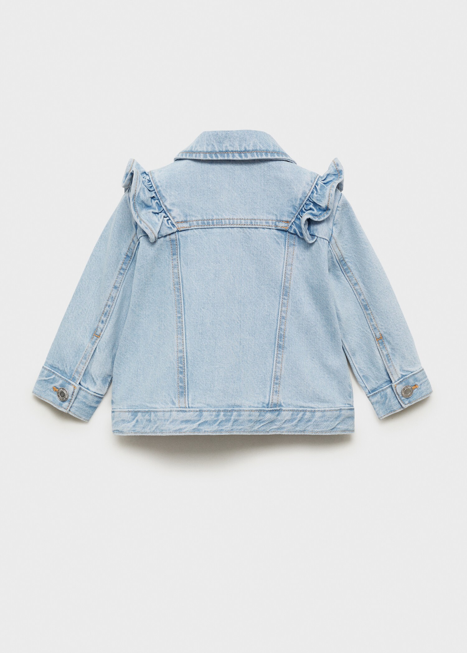 Frills denim jacket - Reverse of the article