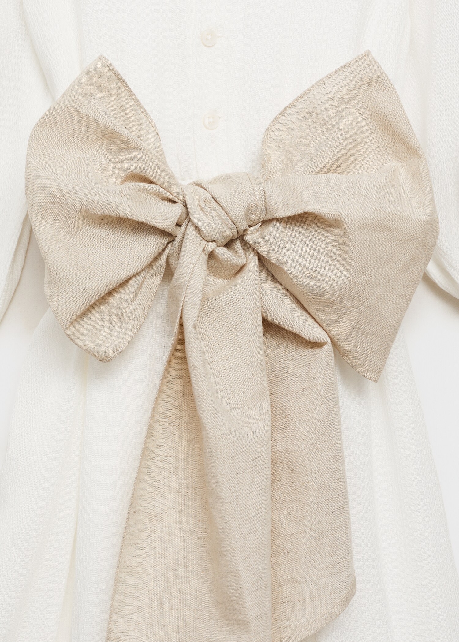 Bow long jumpsuit - Details of the article 8