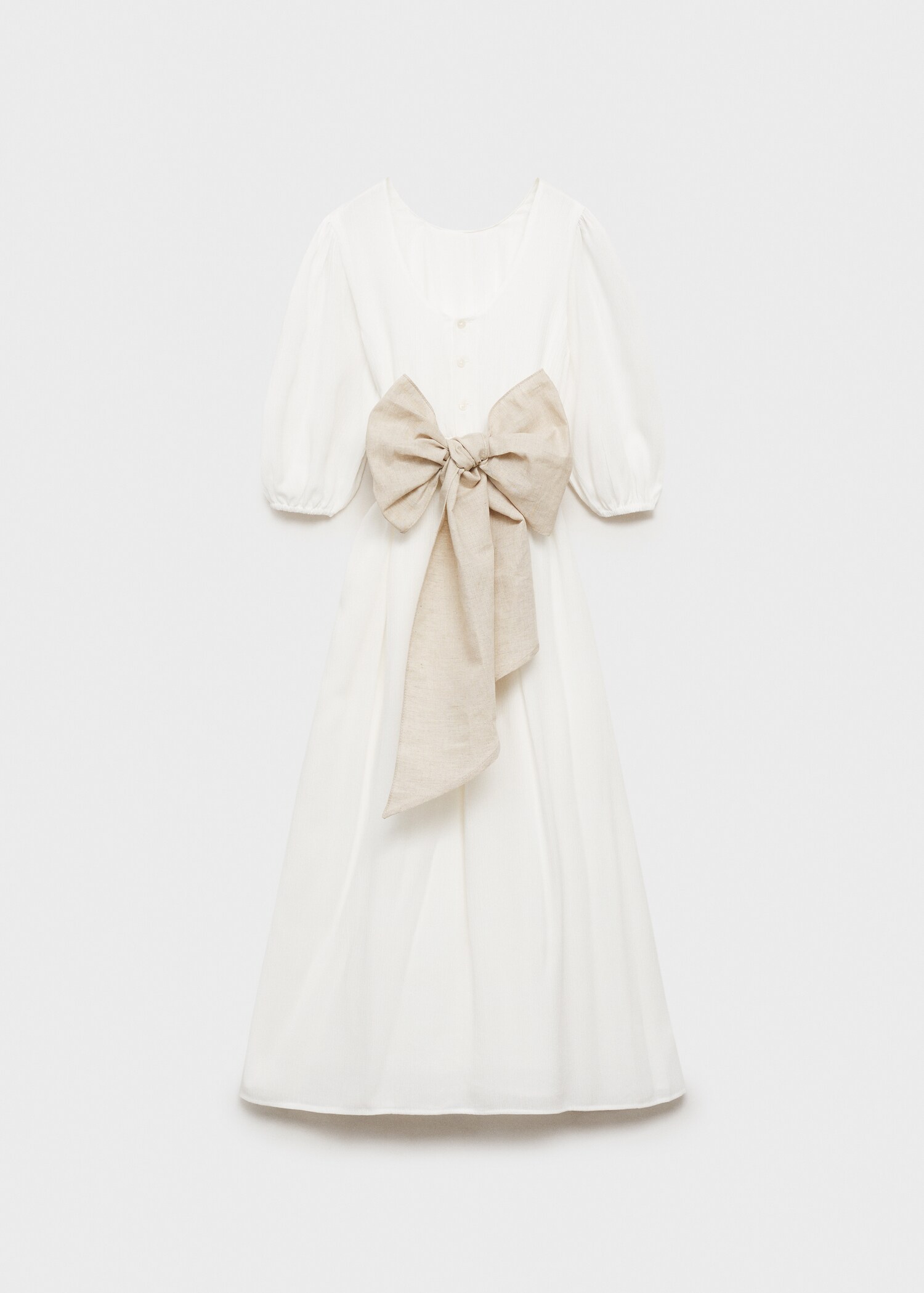 Bow long jumpsuit - Reverse of the article