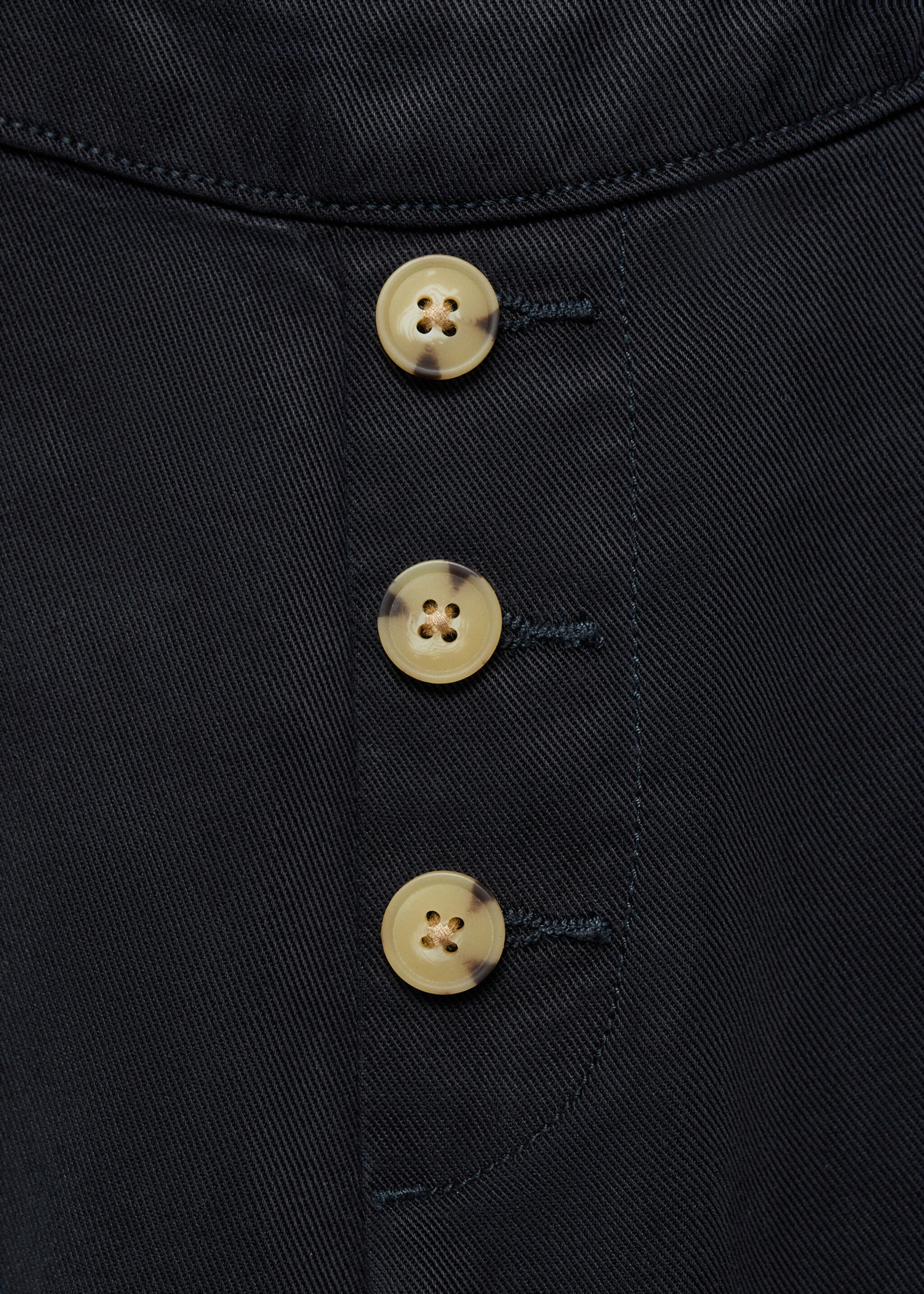 Pantalón culotte botones - Detalle del artículo 8, Azul marino oscuro. Ref: 87083642-00.