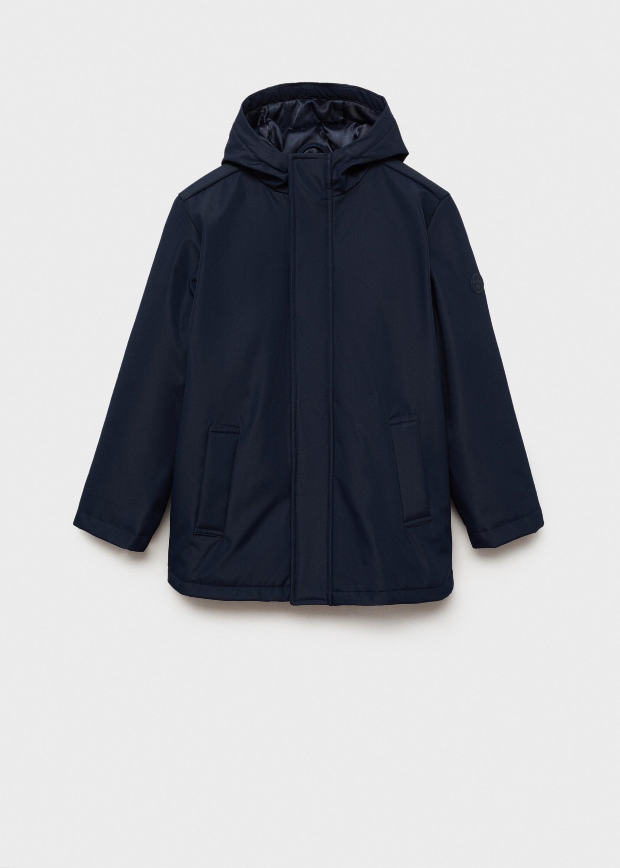 Waterproof padded parka - Article without model, Dark Navy. Ref: 87083643-00.