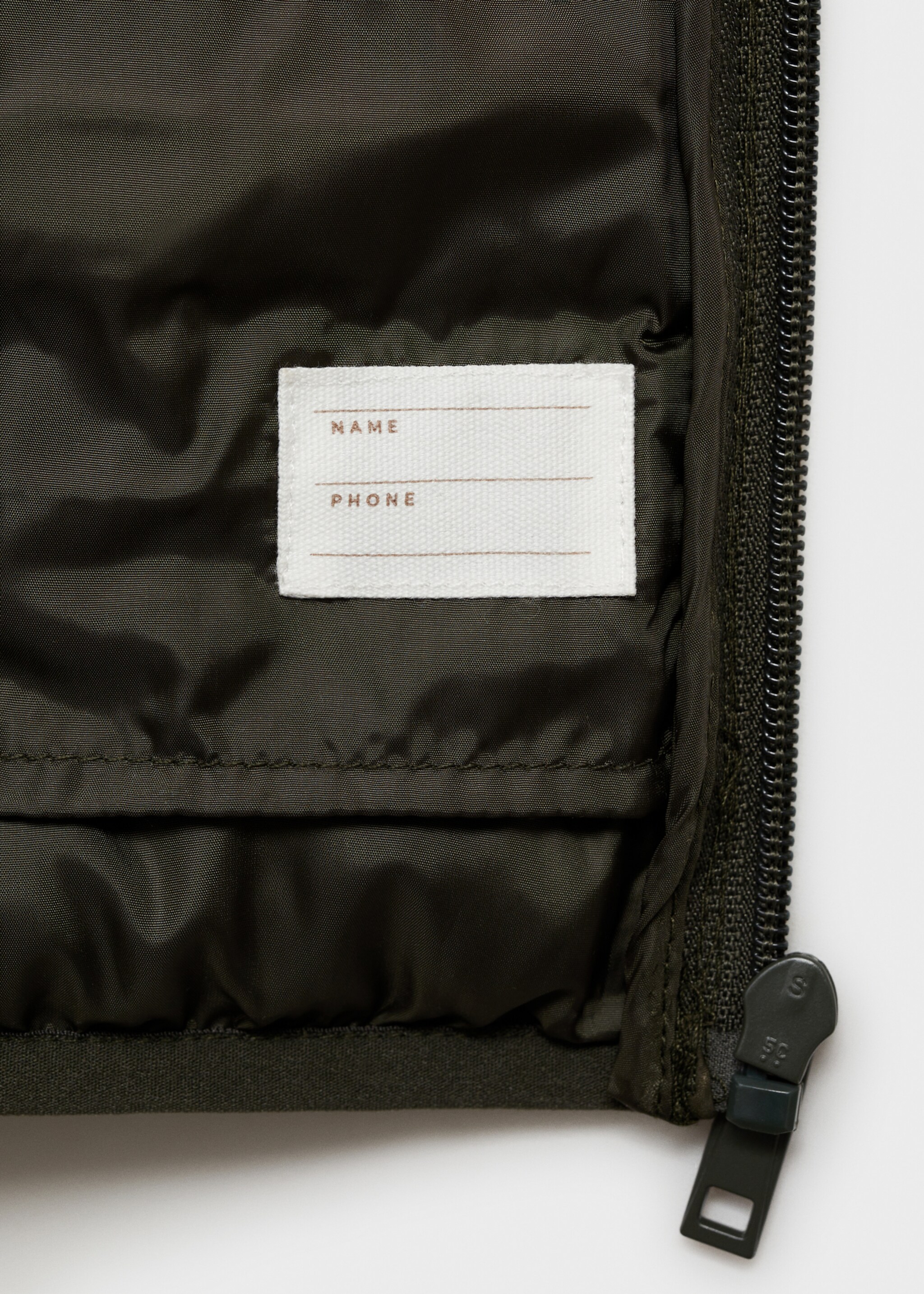 Anorak matelassé imperméable à losanges - Détail de l'article 0, Kaki. Ref: 87083650-00.