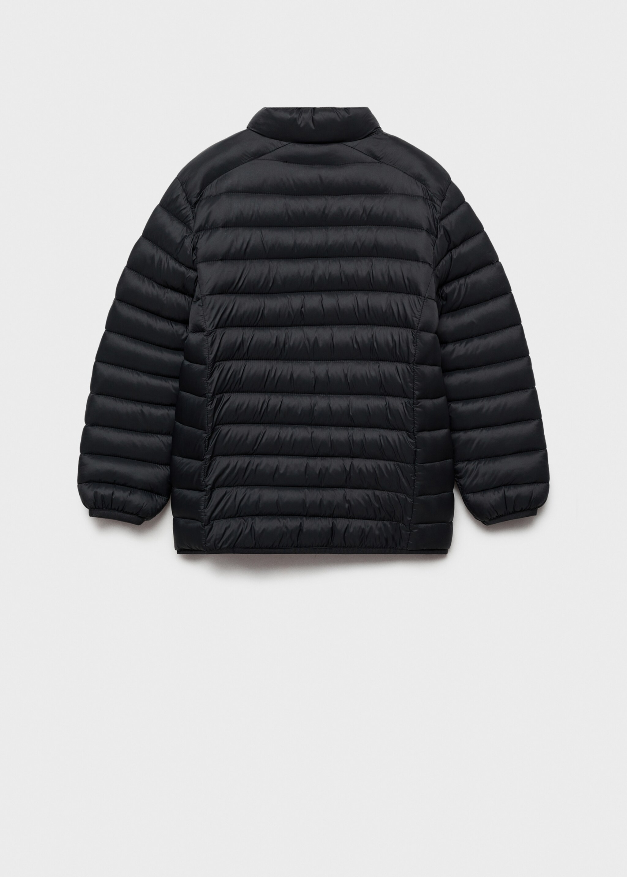 Quilted jacket - Reverse of the article, Black. Ref: 87083650-00.