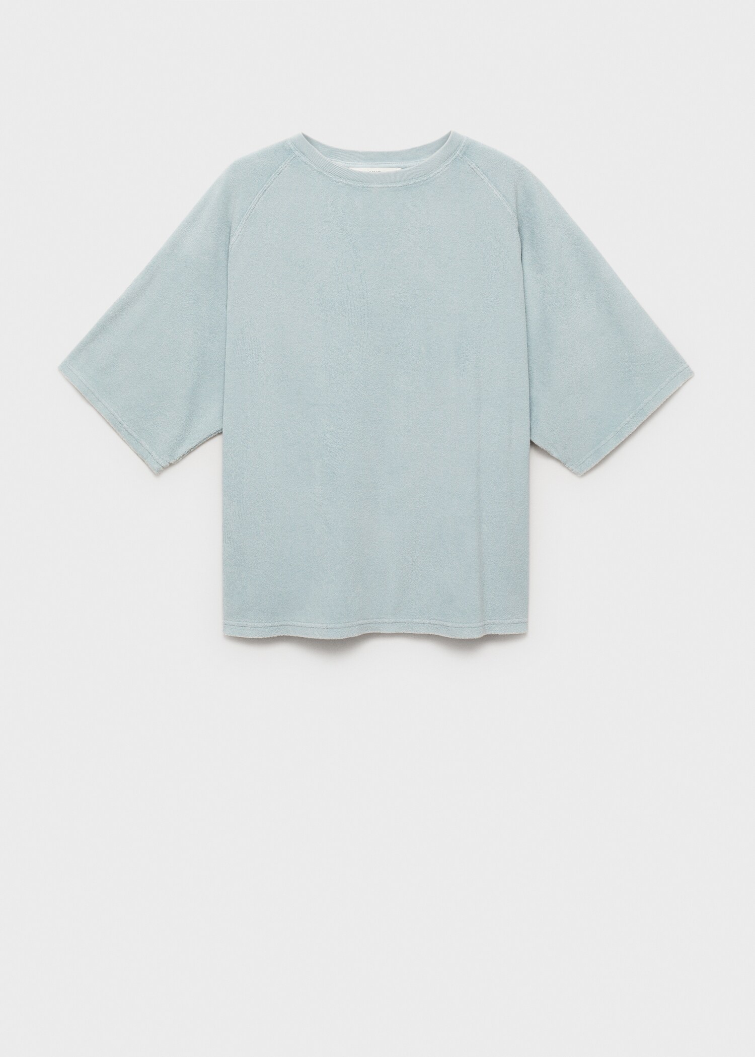 Overdyed terry cotton t-shirt - Article without model