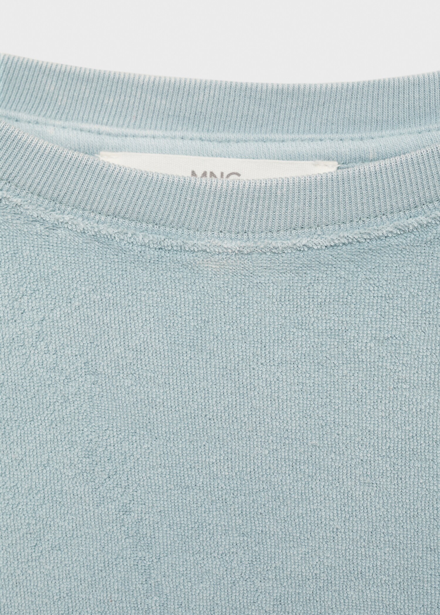 Overdyed terry cotton t-shirt - Details of the article 8