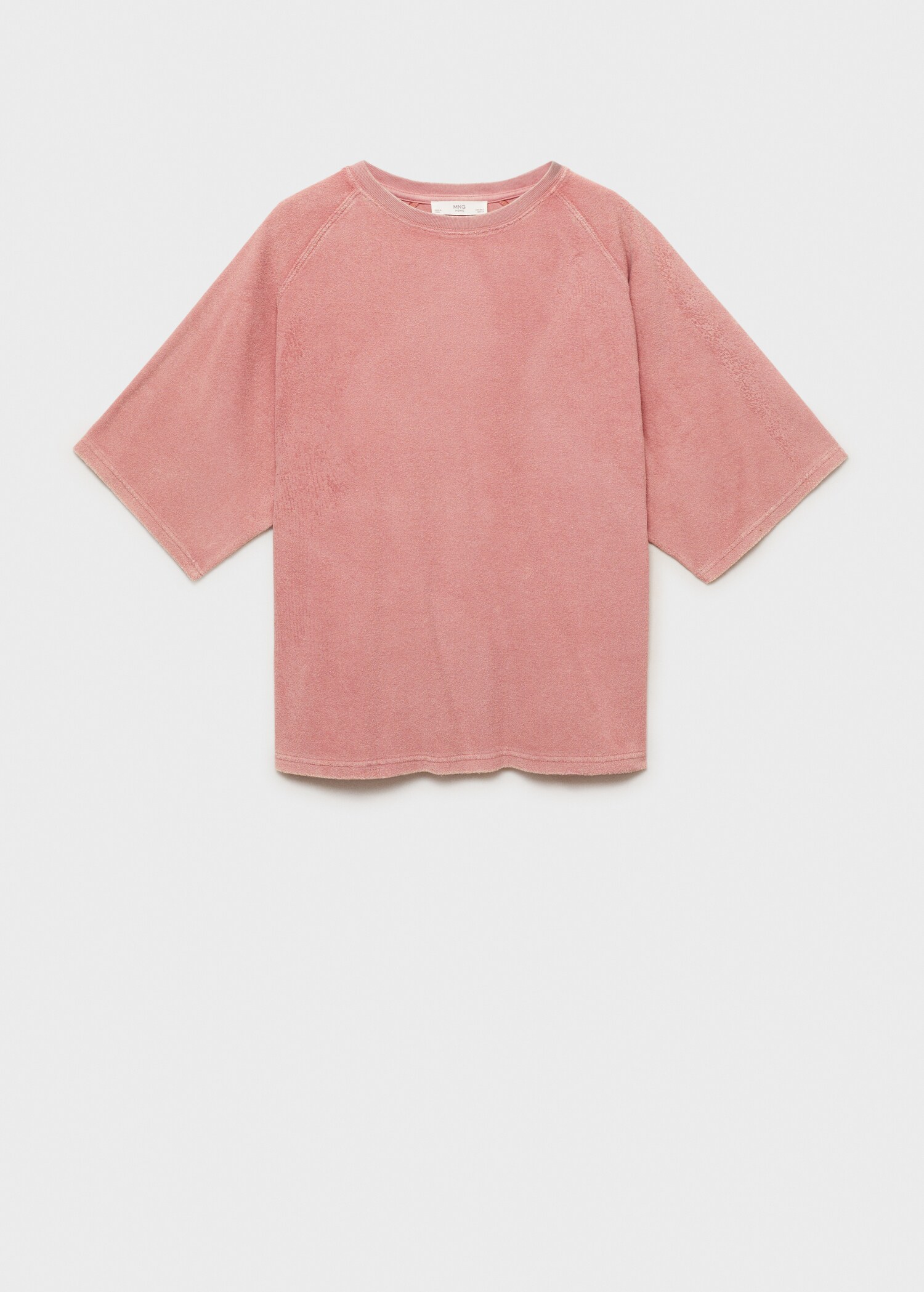 Overdyed terry cotton t-shirt - Article without model