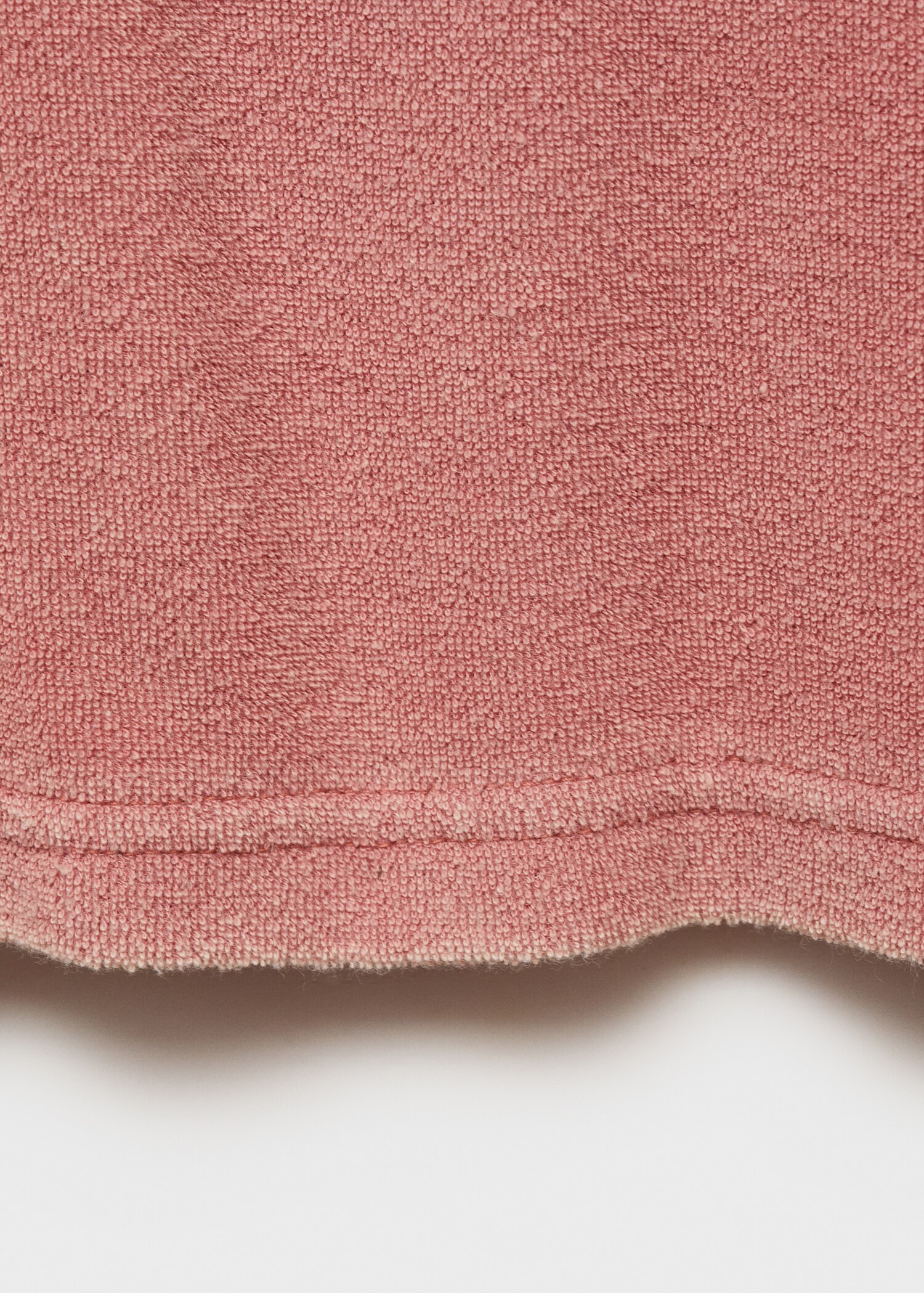 Overdyed terry cotton t-shirt - Details of the article 0