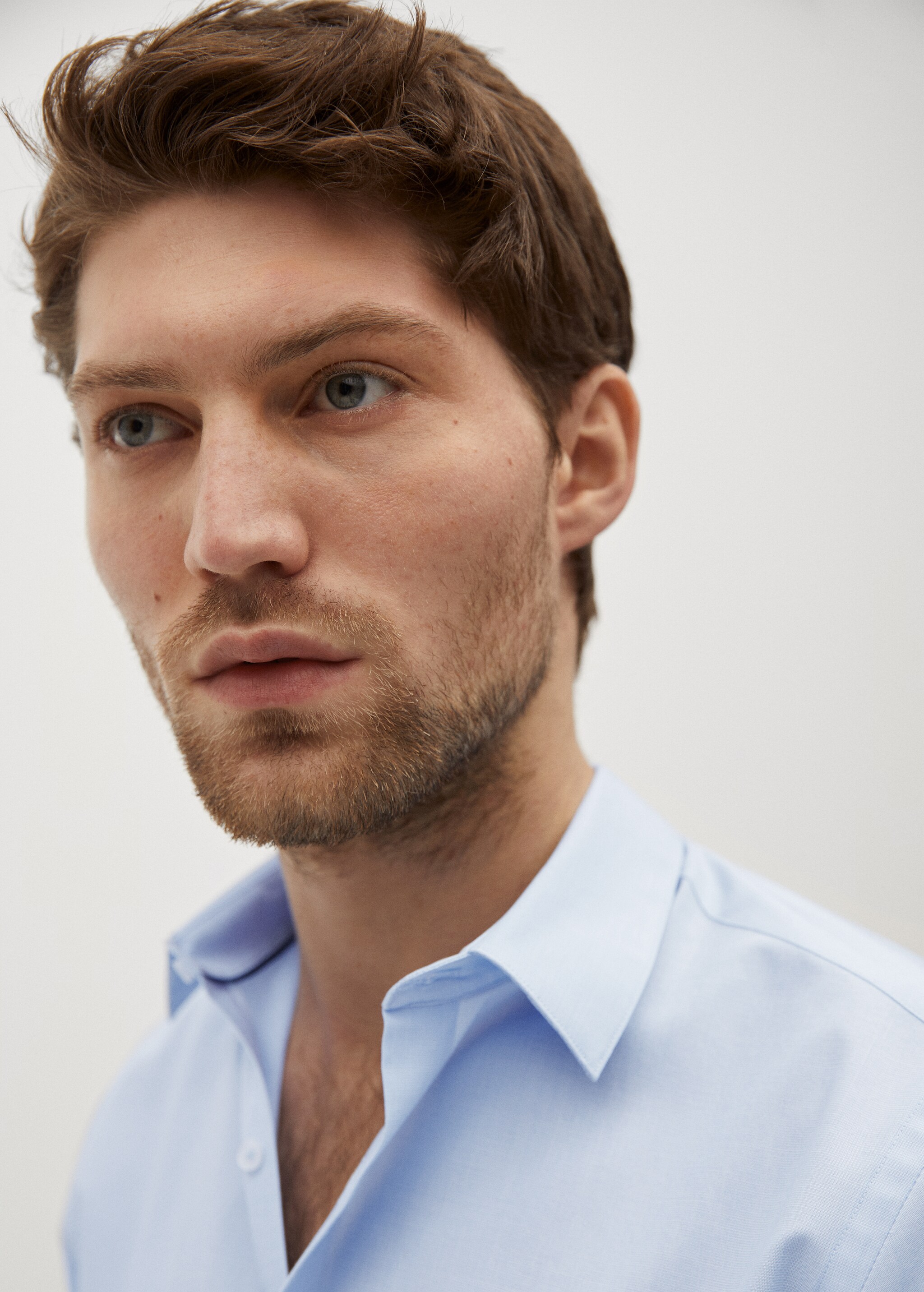 Camisa slim fit algodón stretch - Detalle del artículo 2