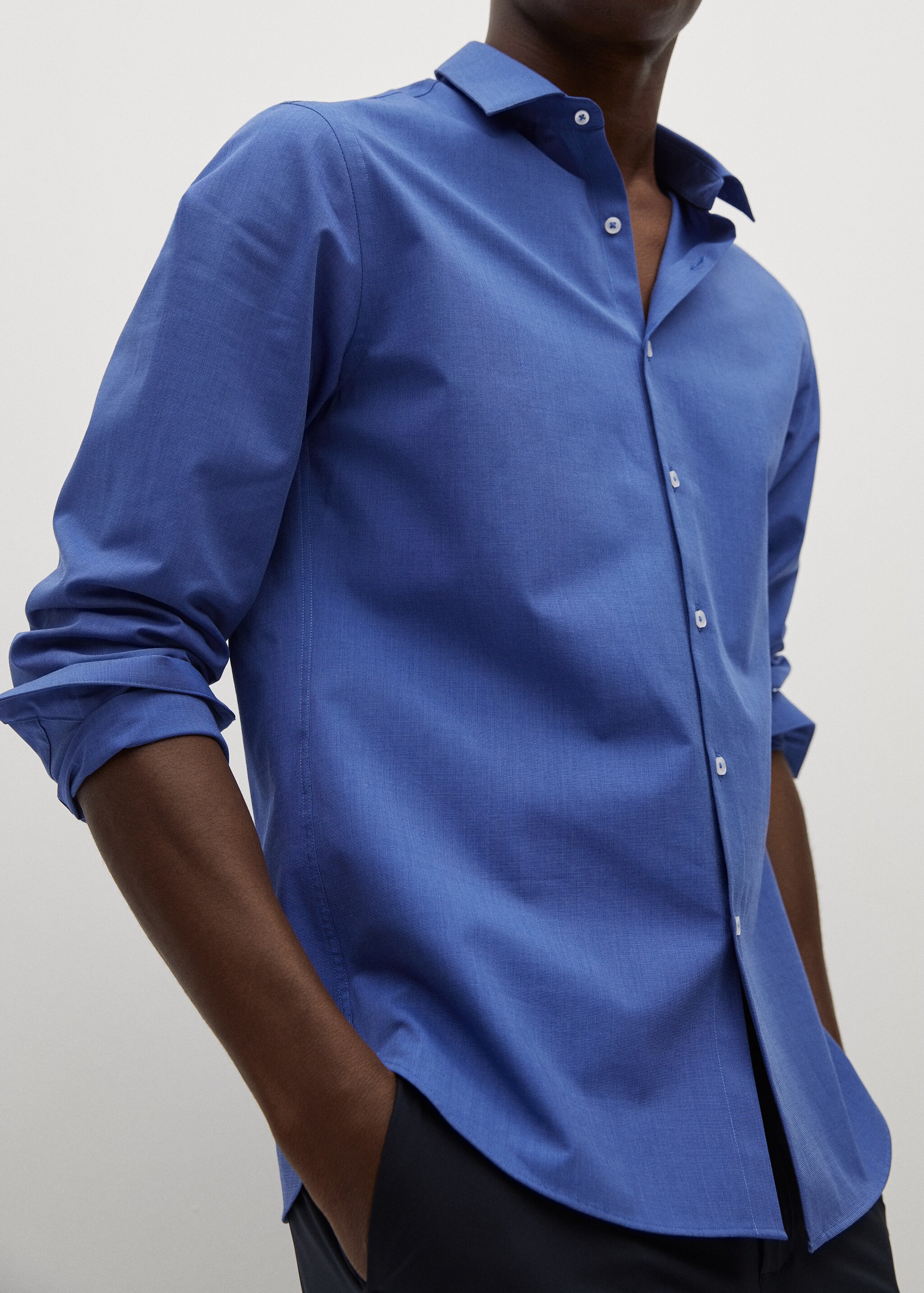 Camisa slim fit algodón stretch - Detalle del artículo 1