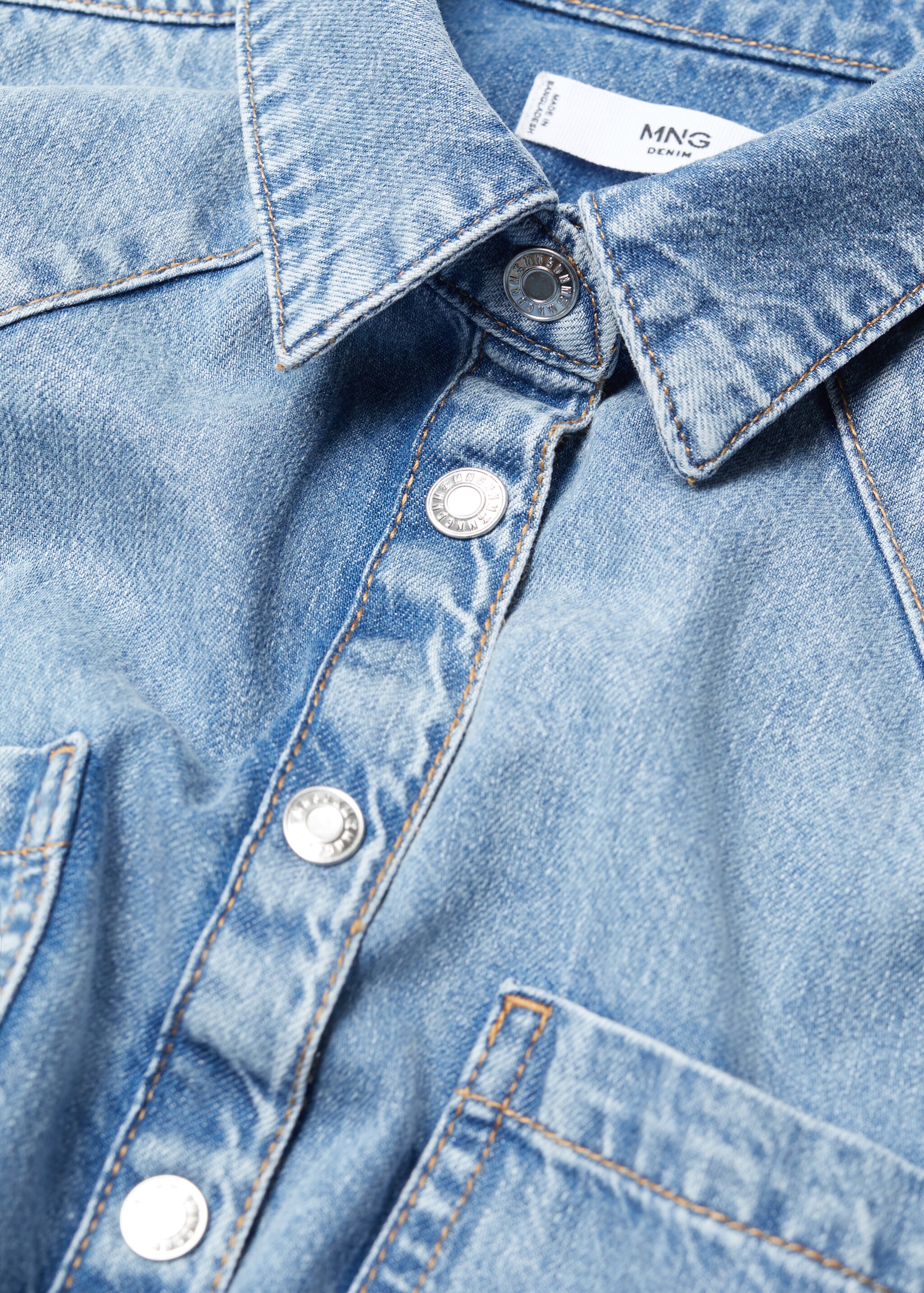 Camisa denim algodón - Detalle del artículo 8