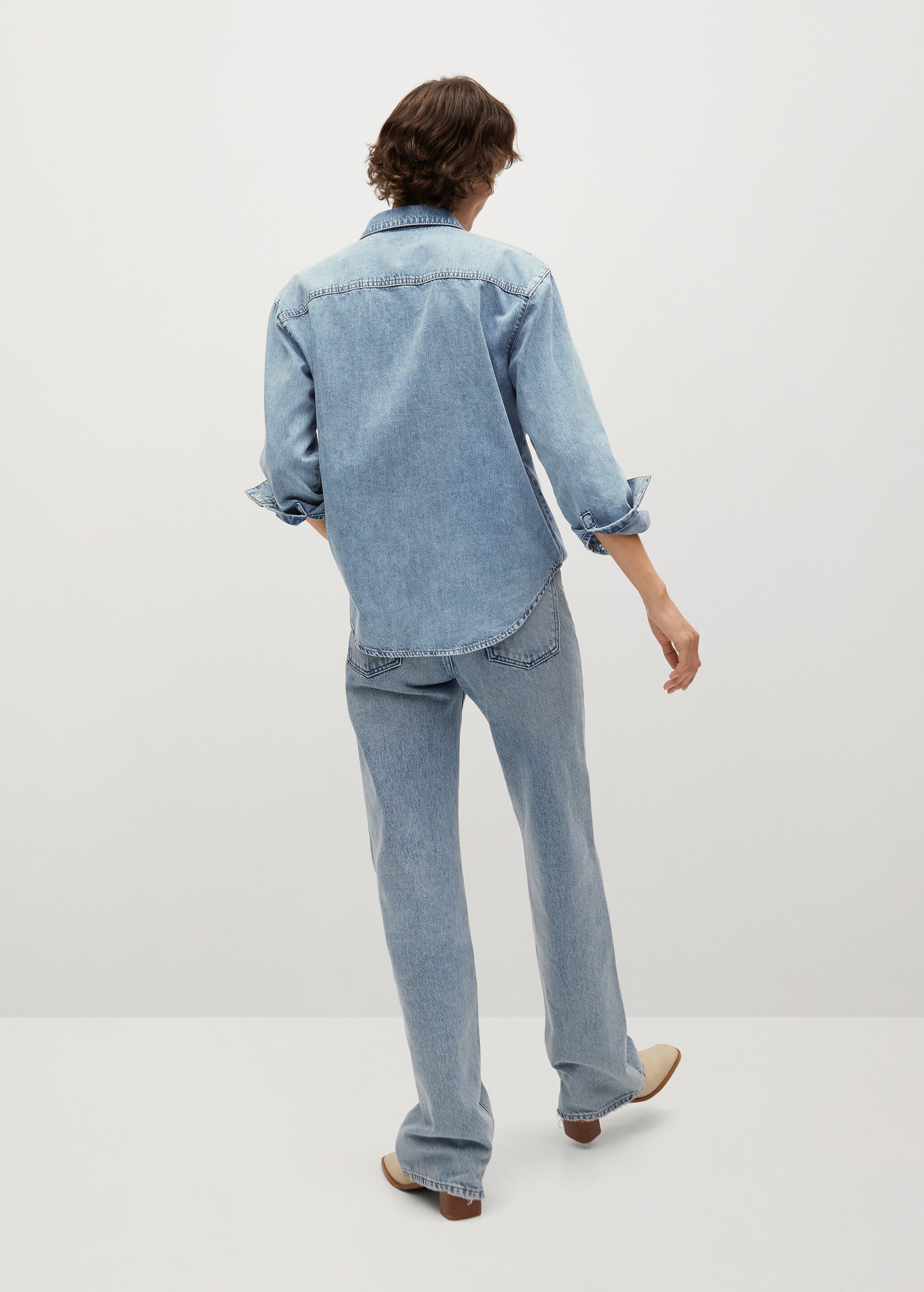 Camisa denim algodón - Reverso del artículo