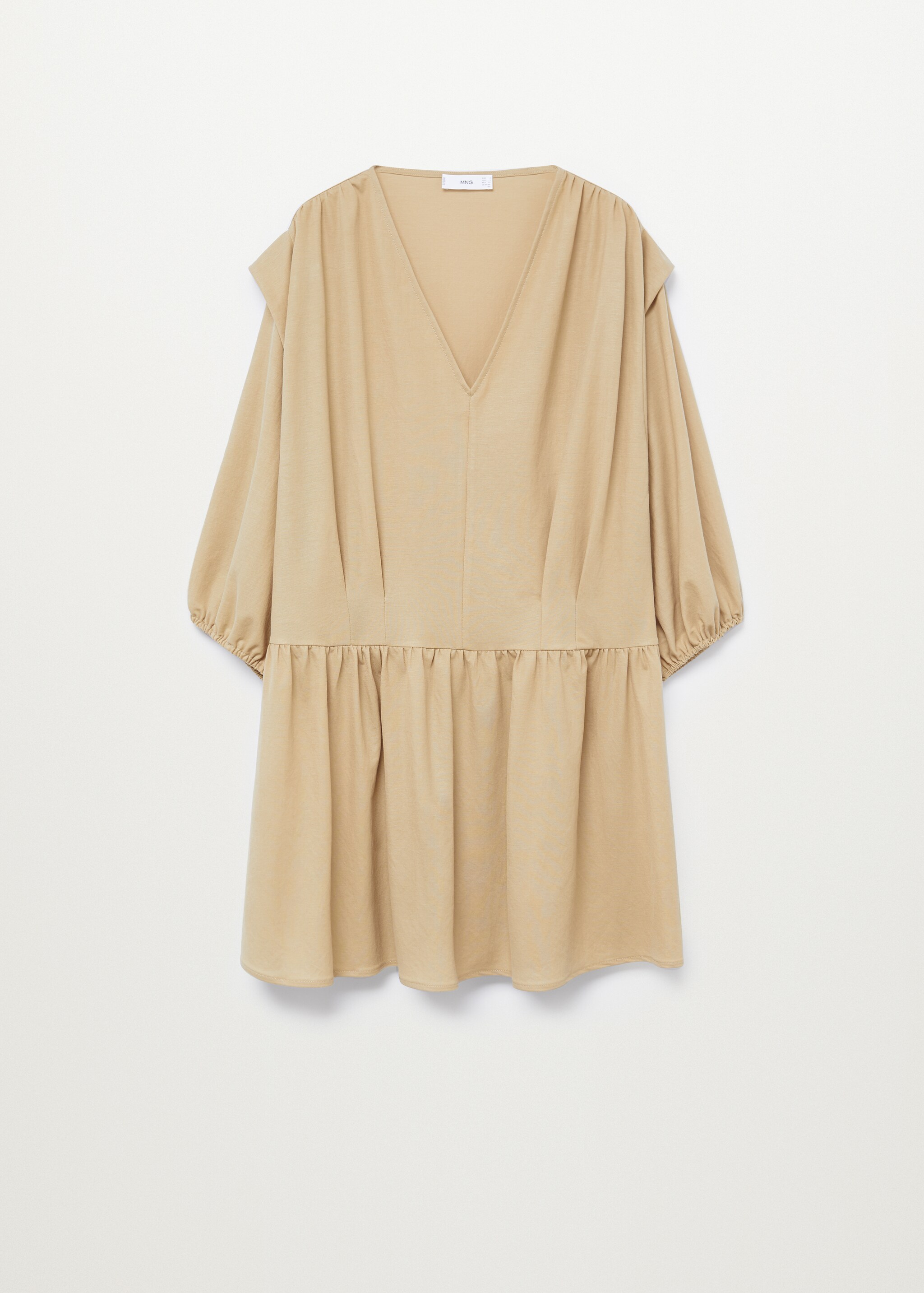 Vestido pliegues fluido - Artículo sin modelo