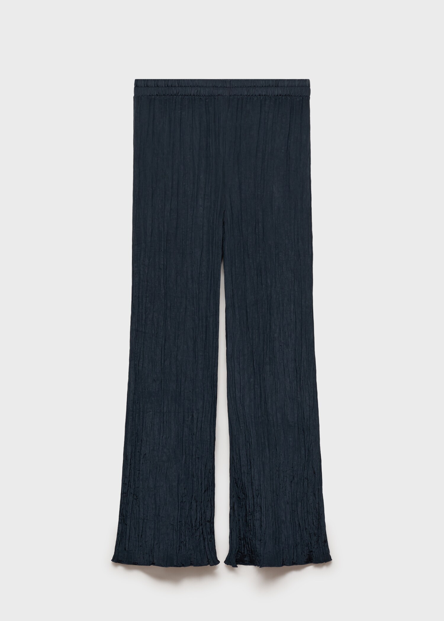 Pleated straight trousers - Article without model