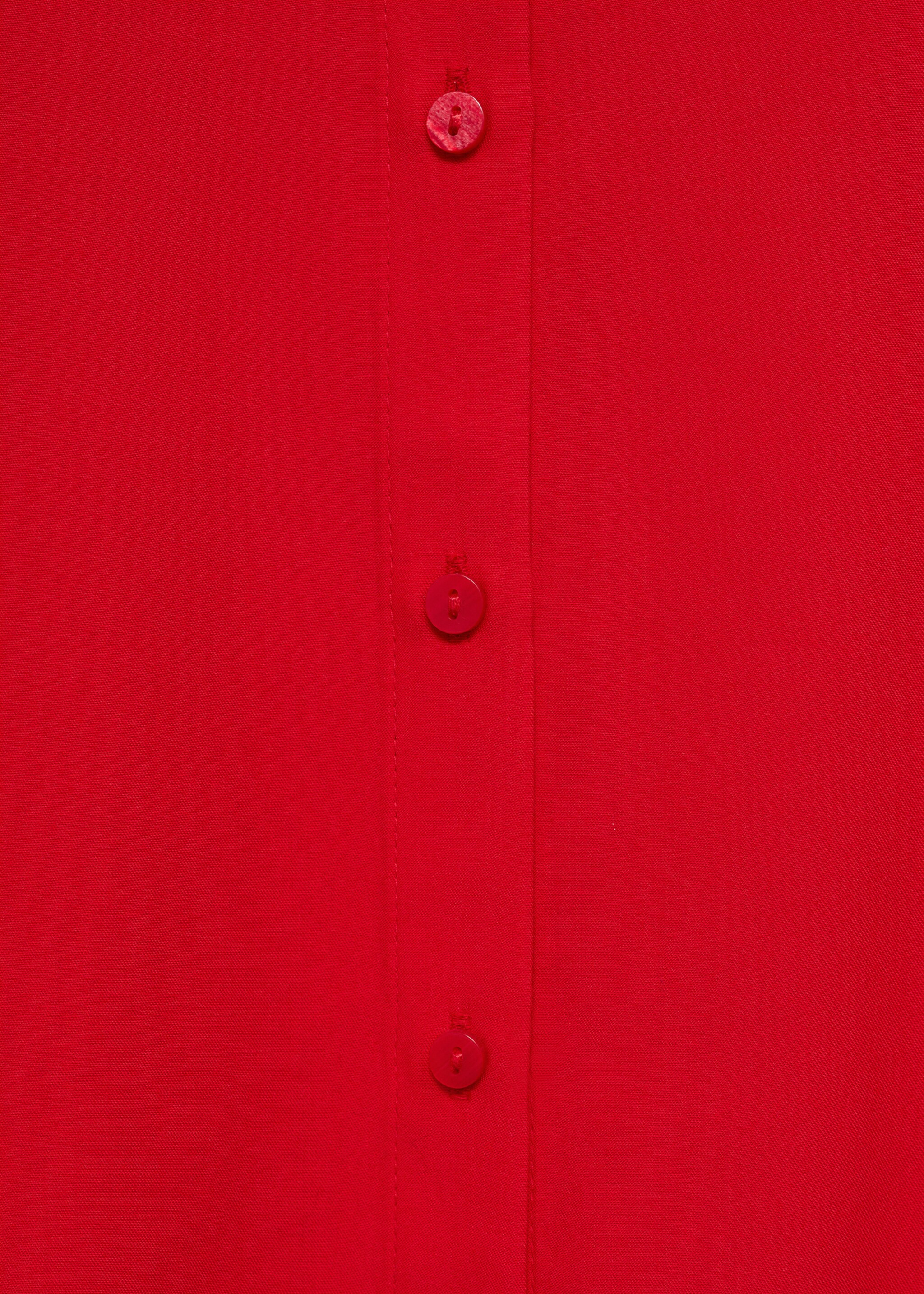 Lyocell fluid shirt - Details of the article 0, Red. Ref: 87084067-00.