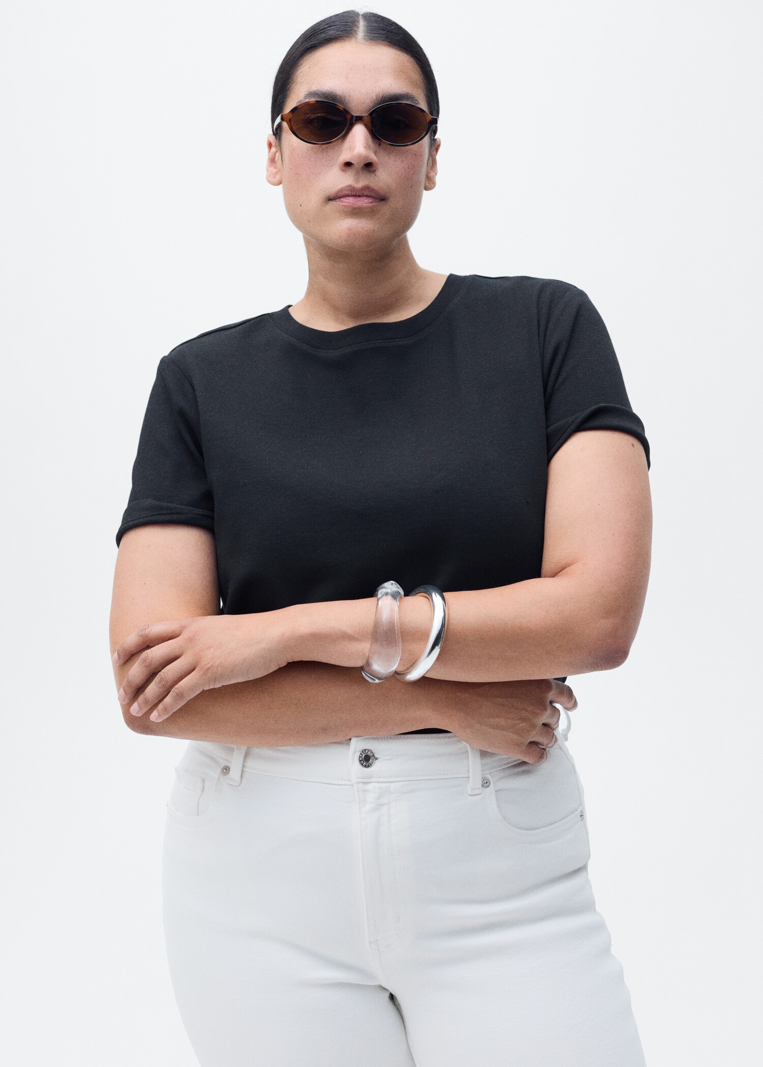 Sienna flared cropped jeans - Details of the article 5