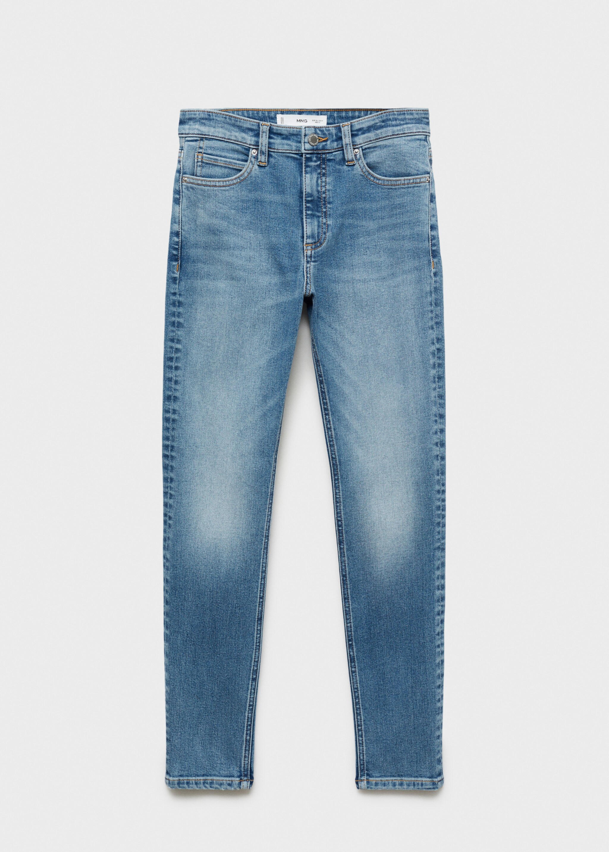 Mid-rise skinny jeans - Article without model, Medium Blue. Ref: 87084069-00.
