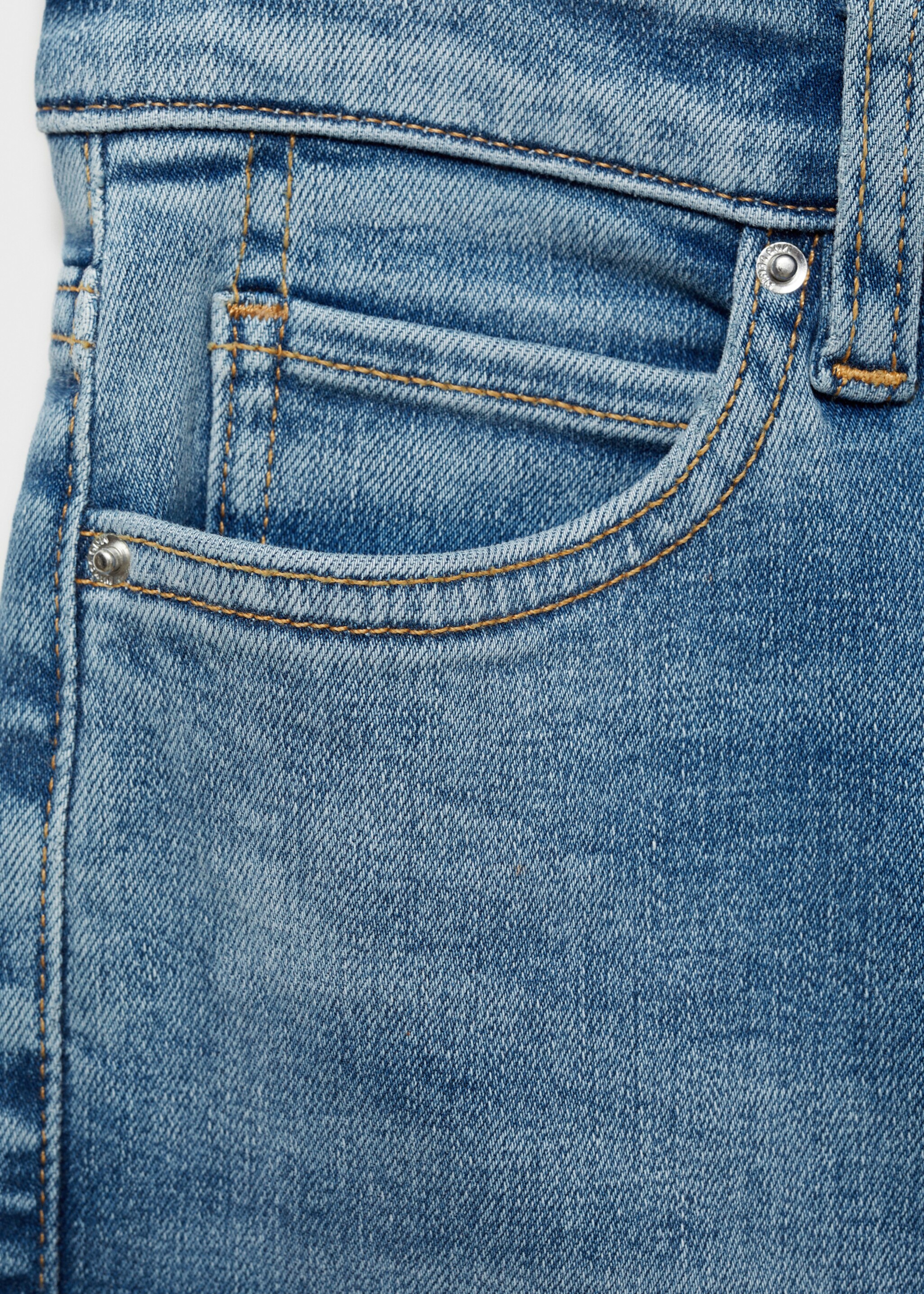 Mid-rise skinny jeans - Details of the article 0, Medium Blue. Ref: 87084069-00.