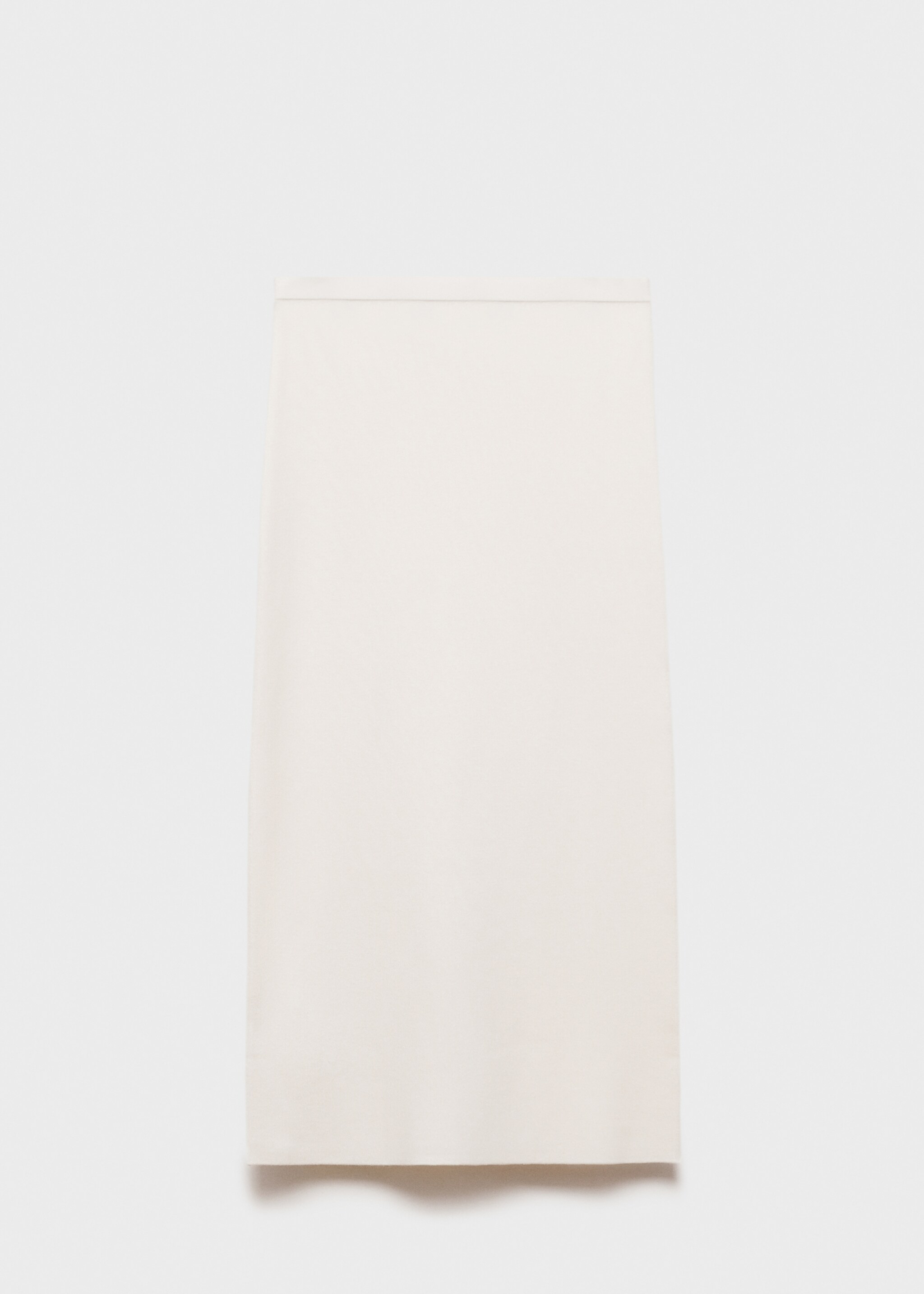 Falda midi punto fino - Artículo sin modelo, Crudo. Ref: 87084071-00.