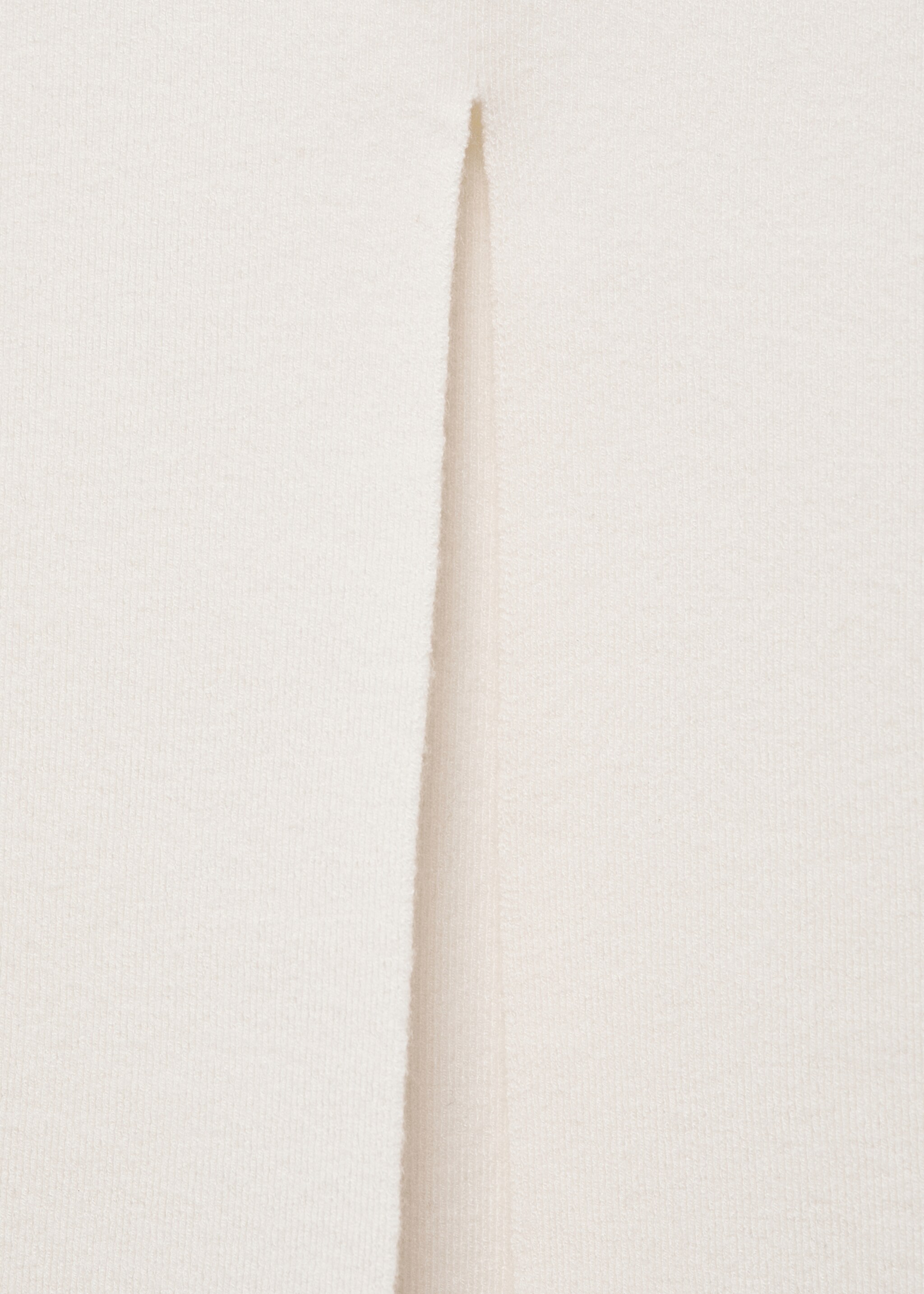 Falda midi punto fino - Detalle del artículo 0, Crudo. Ref: 87084071-00.