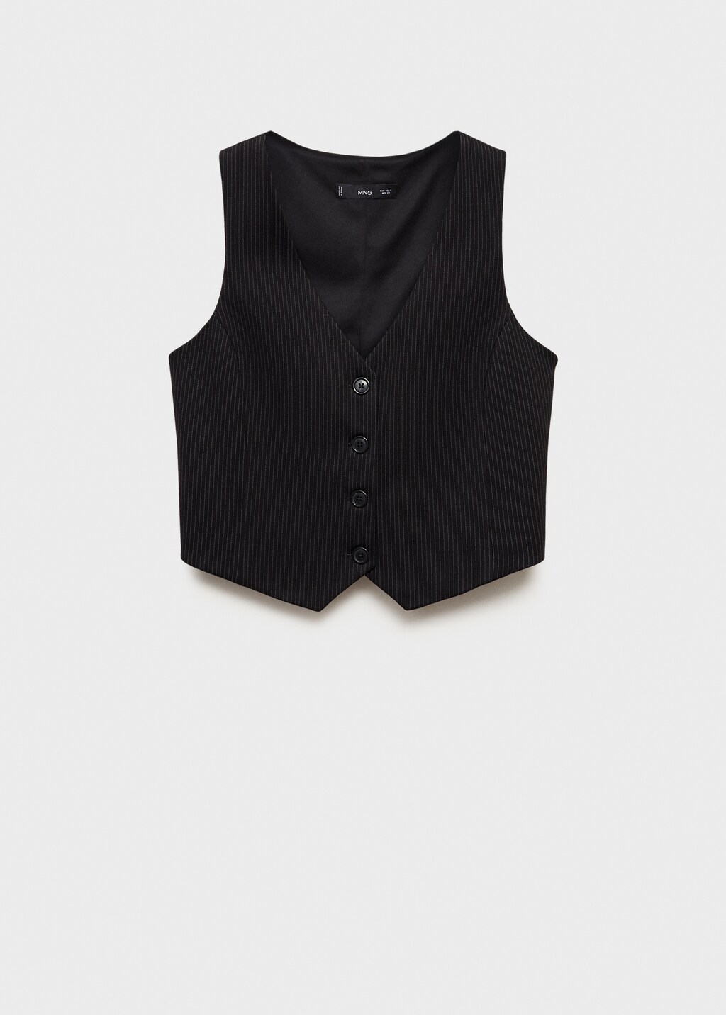 Pinstriped suit vest - Women | MANGO OUTLET USA