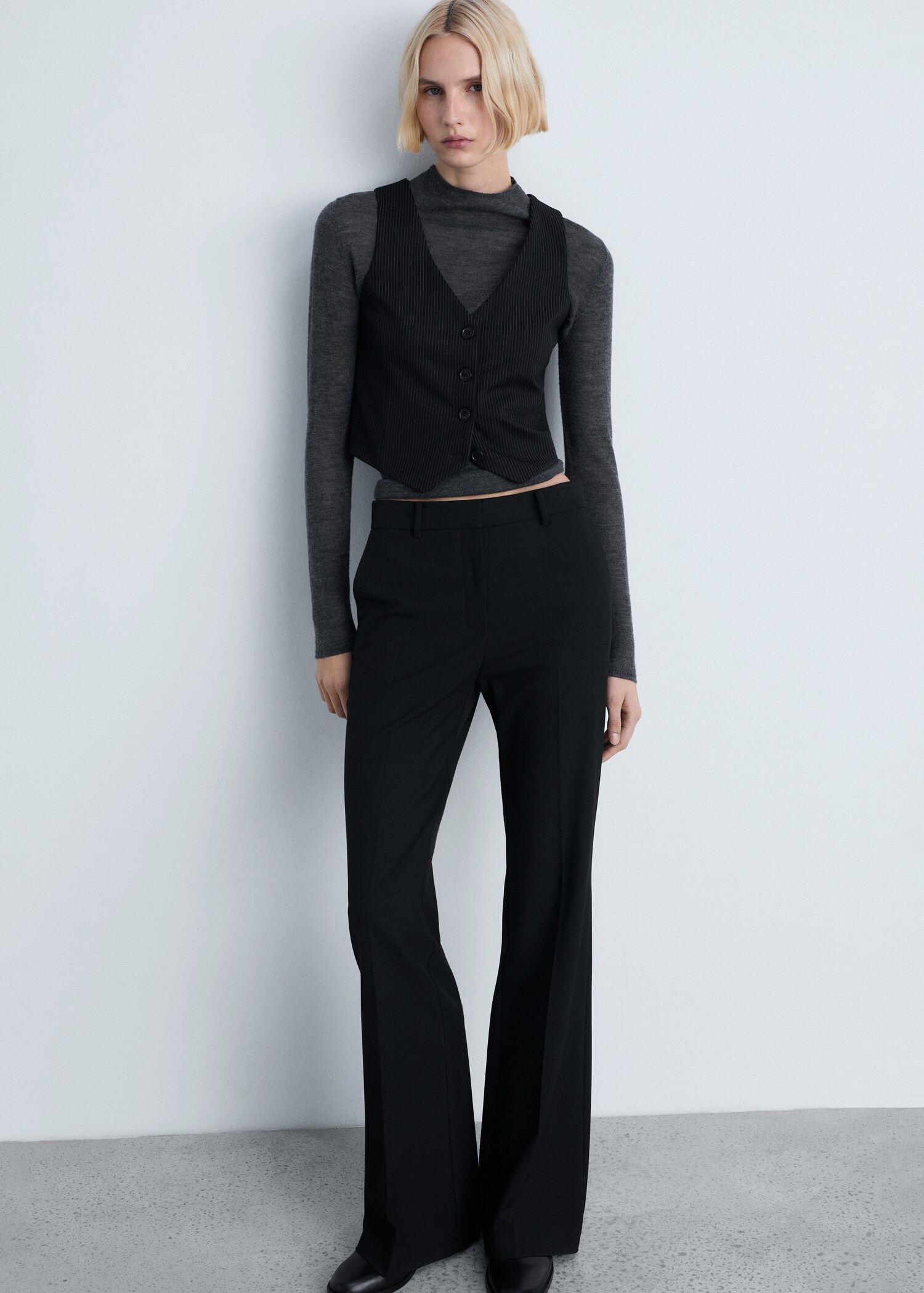 Gilet de costume à fines rayures - Détail de l'article 6