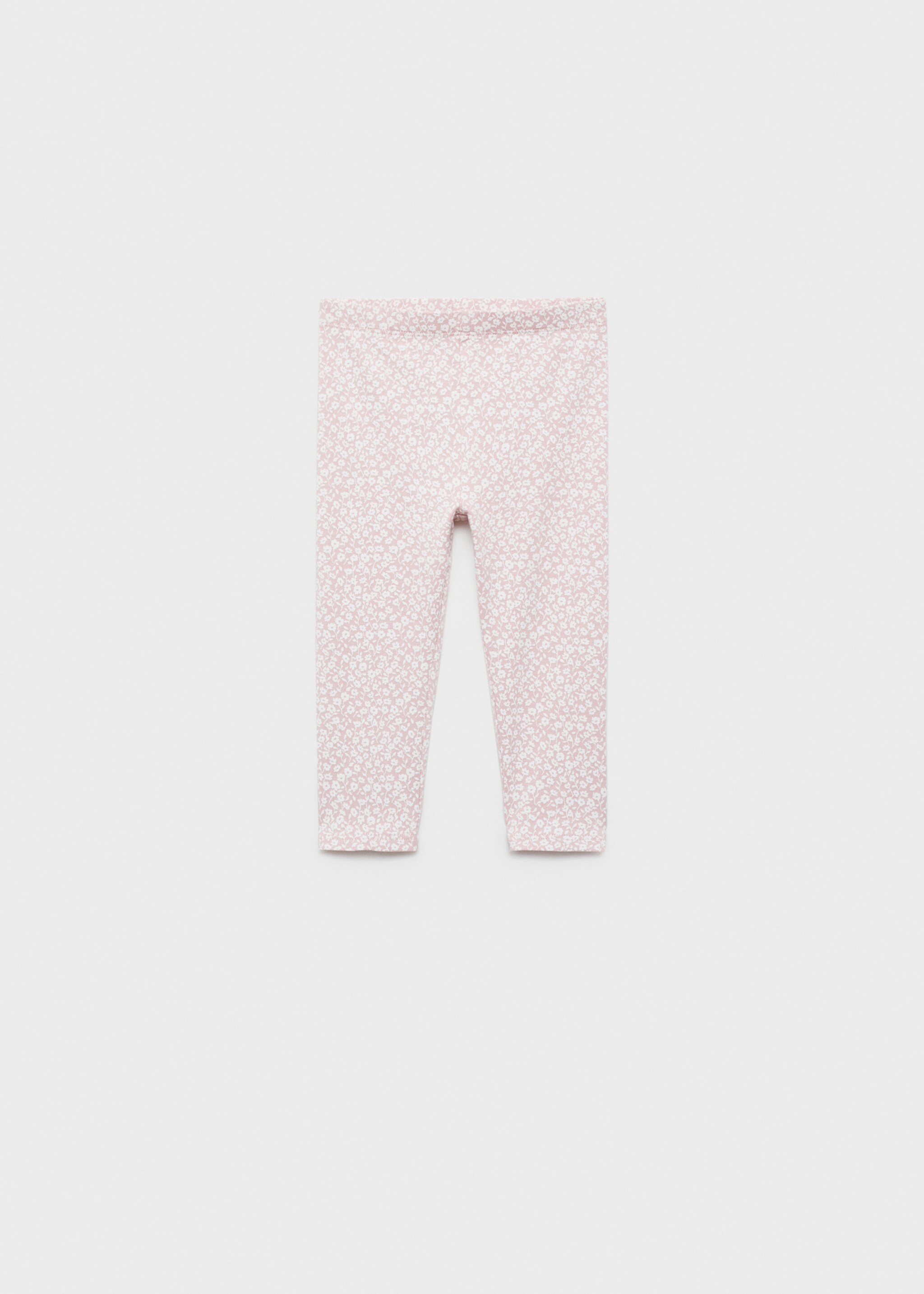 Floral print leggings - Article without model, Pink. Ref: 87084079-00.