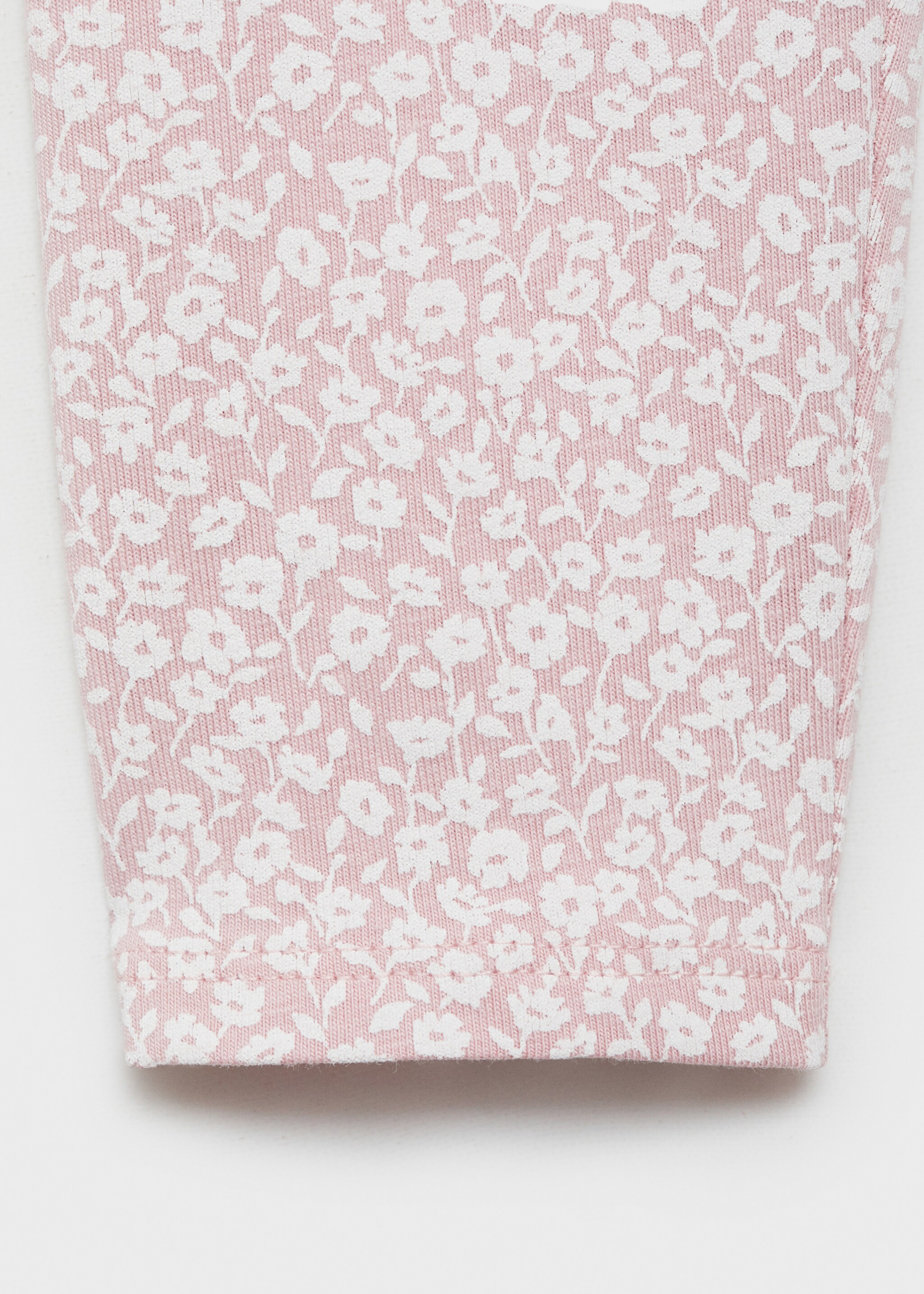 Floral print leggings - Details of the article 0, Pink. Ref: 87084079-00.