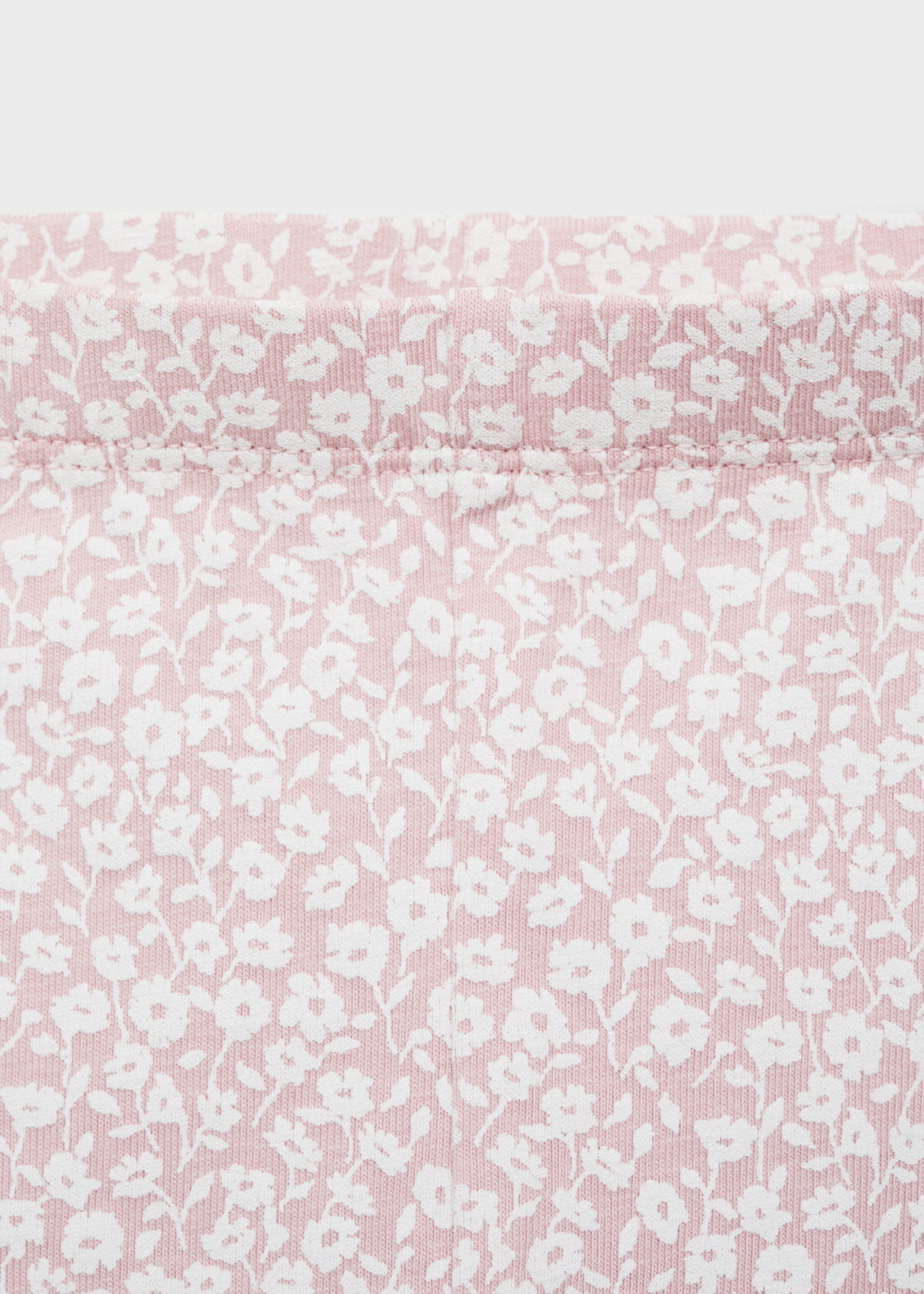 Floral print leggings - Details of the article 8, Pink. Ref: 87084079-00.