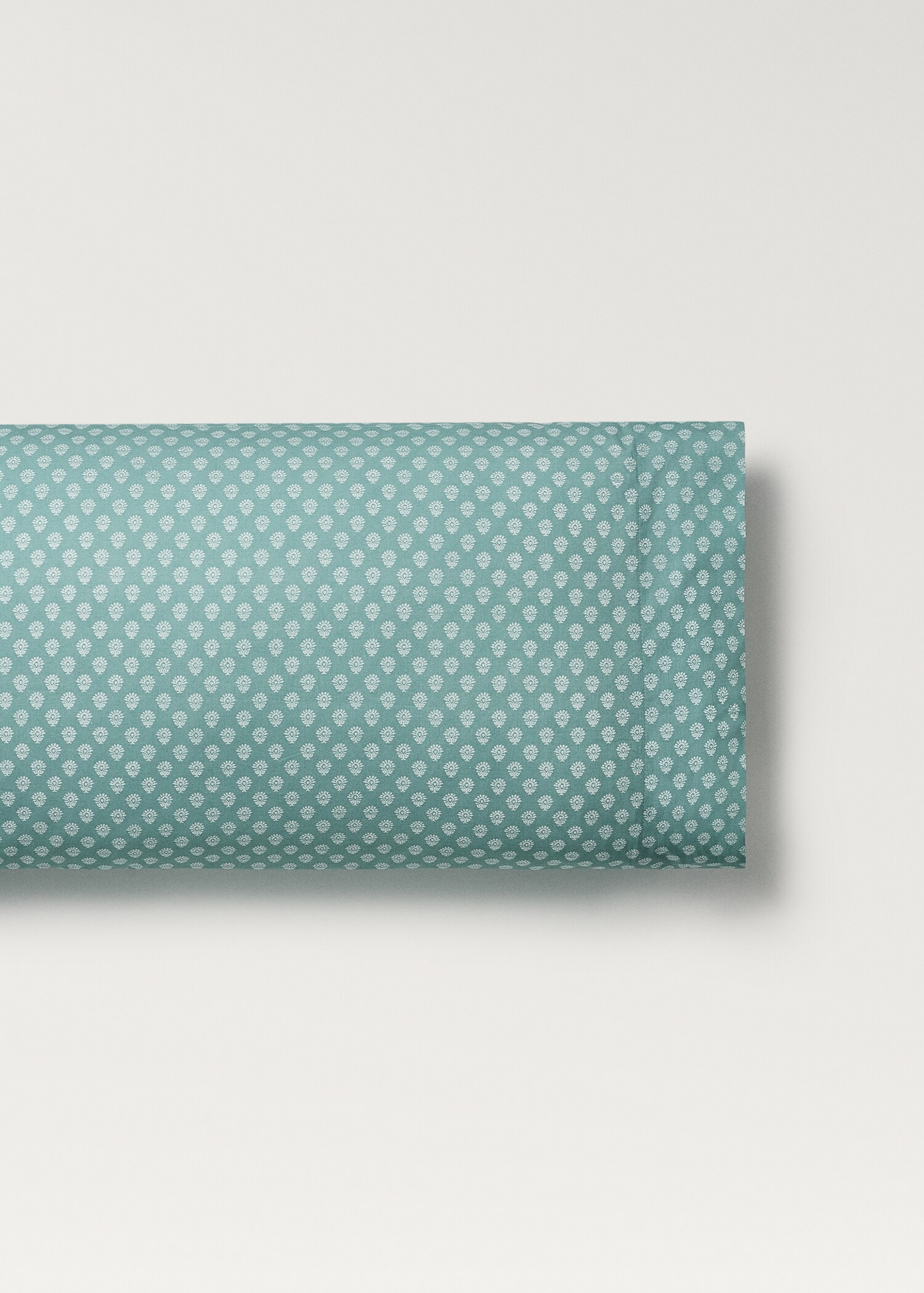 Cotton percale children's pillowcase with small flower 45x110 cm - Article without model