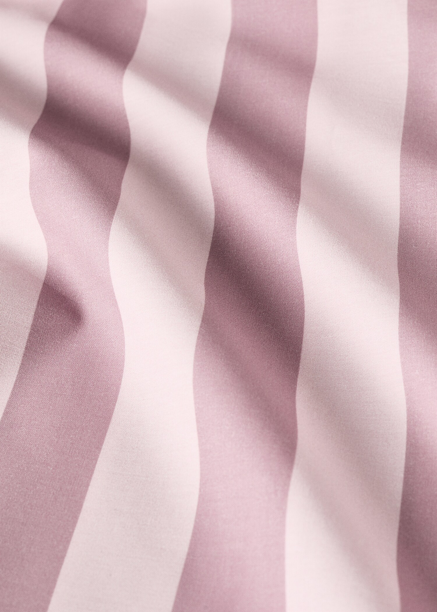 Grof gestreept dekbedovertrek van perkalkatoen voor kinderbed 90 cm - Detail van het artikel 2