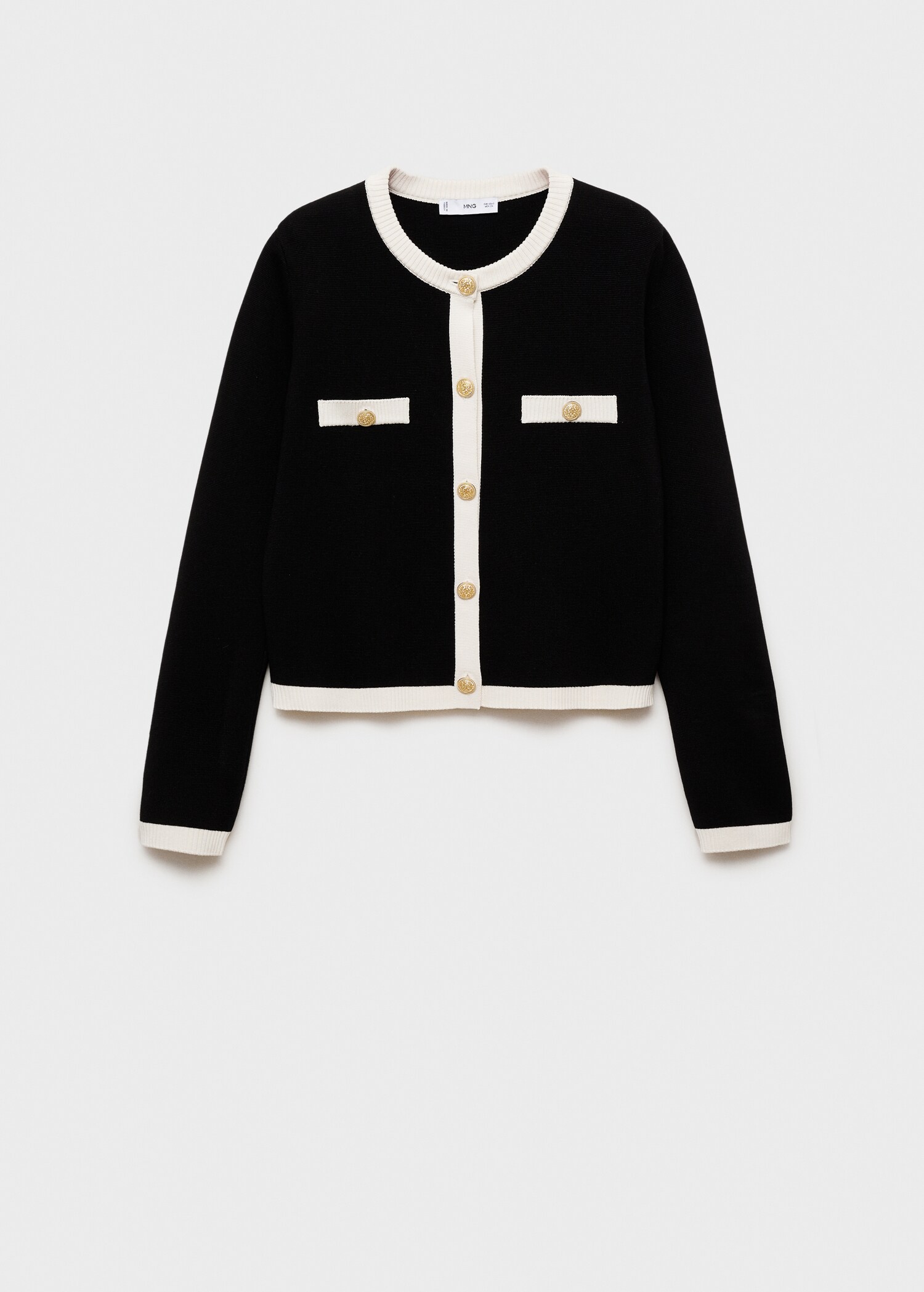 Strickjacke mit Schmuckknöpfen - Artikel ohne Model