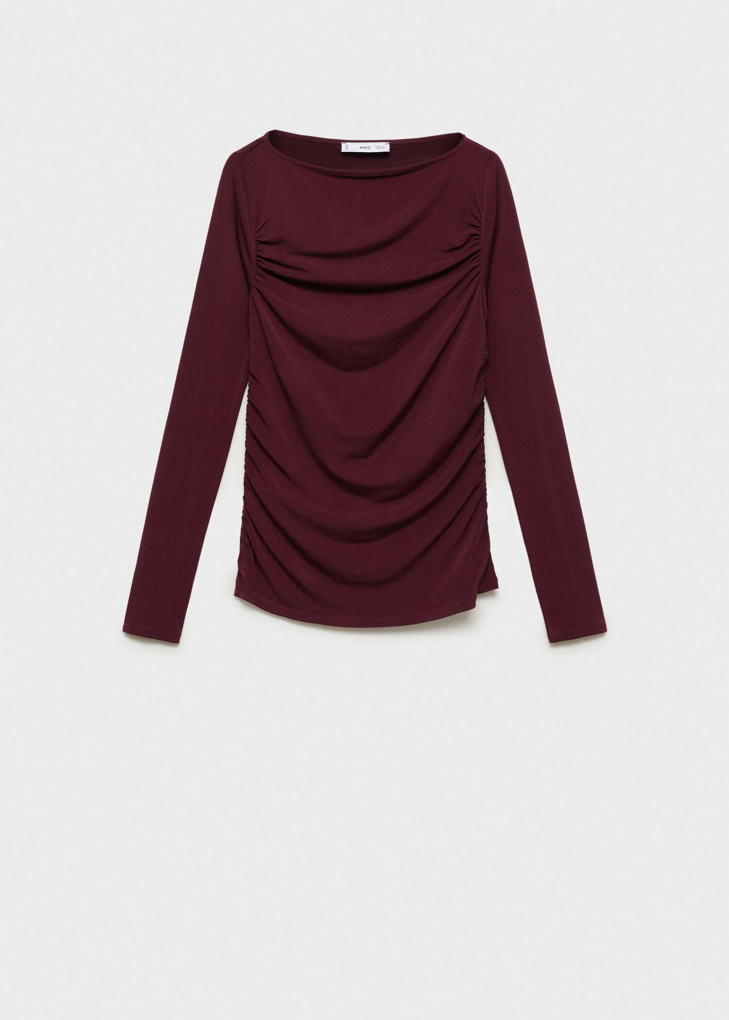 Draped fitted t-shirt - Article without model