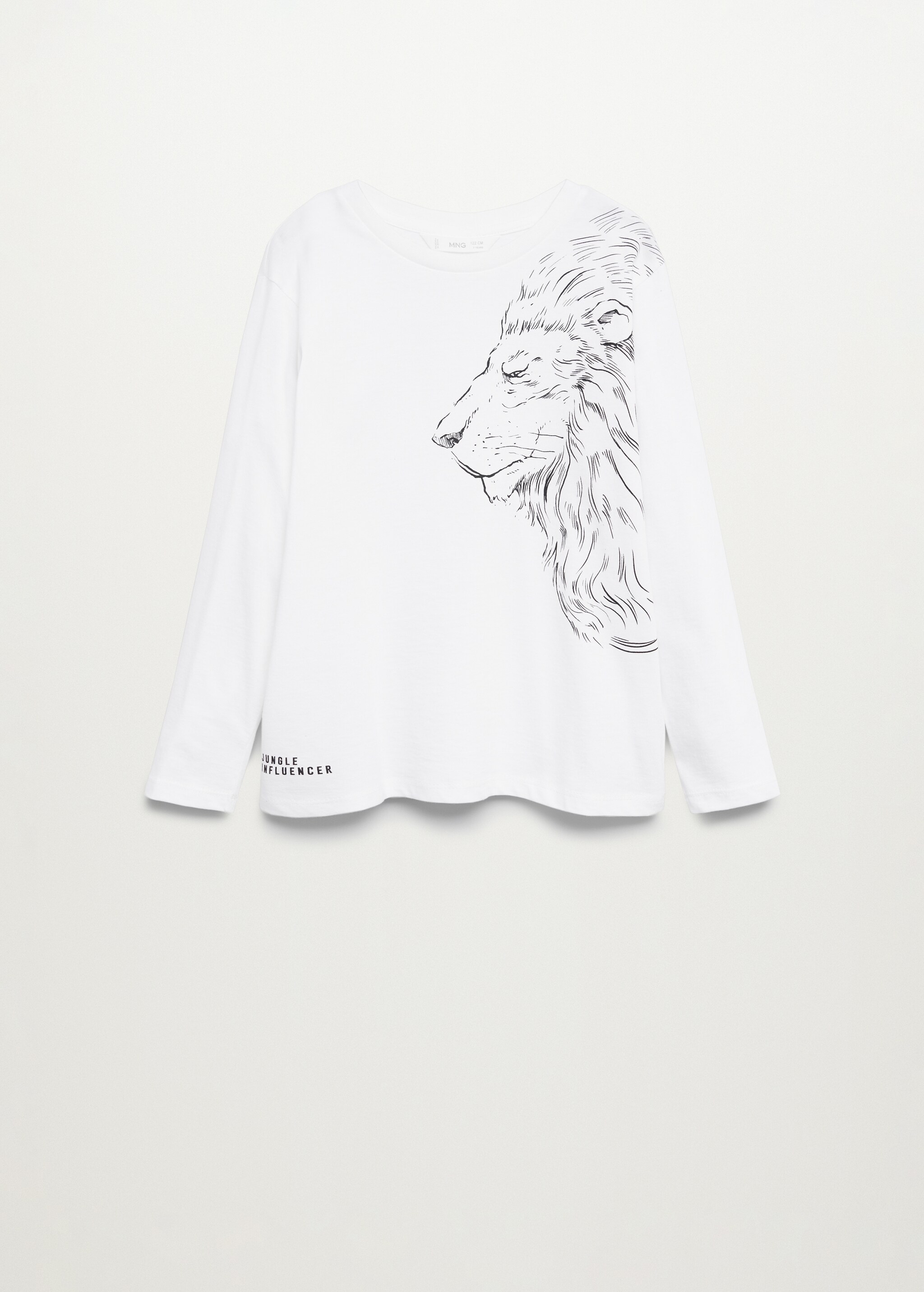 Organic printed cotton t-shirt - Article without model