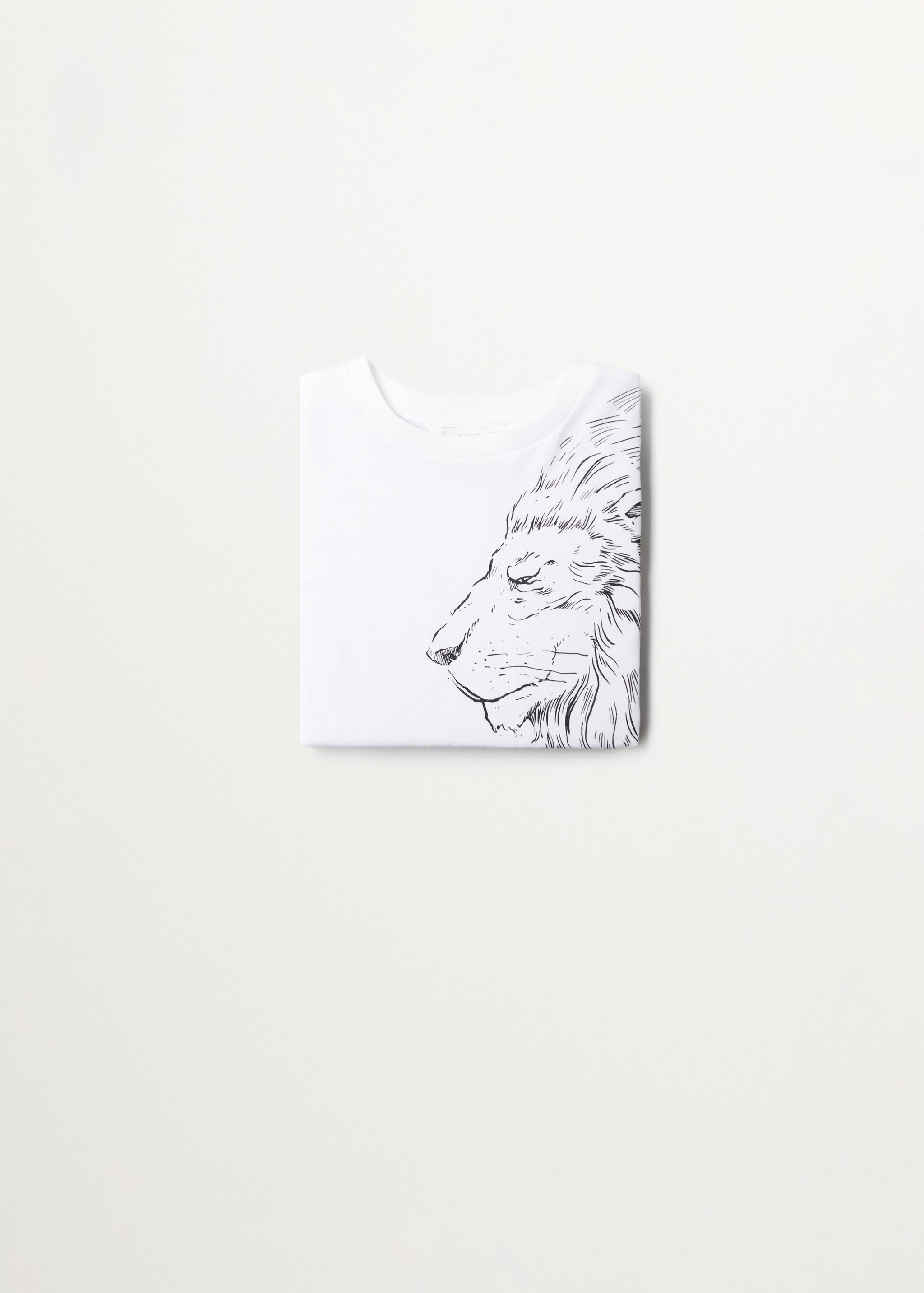 Organic printed cotton t-shirt - Details of the article 8