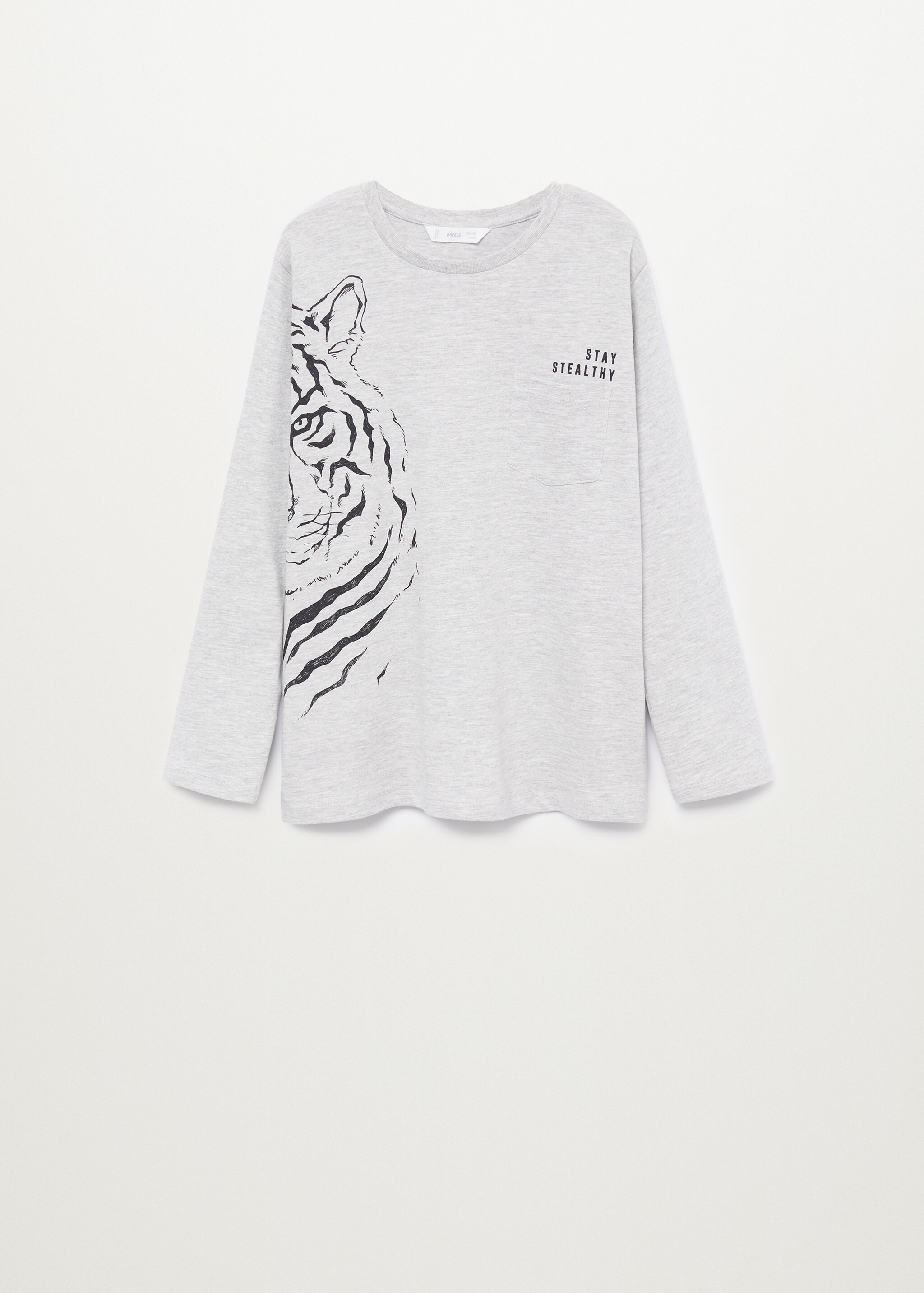 Organic printed cotton t-shirt - Article without model