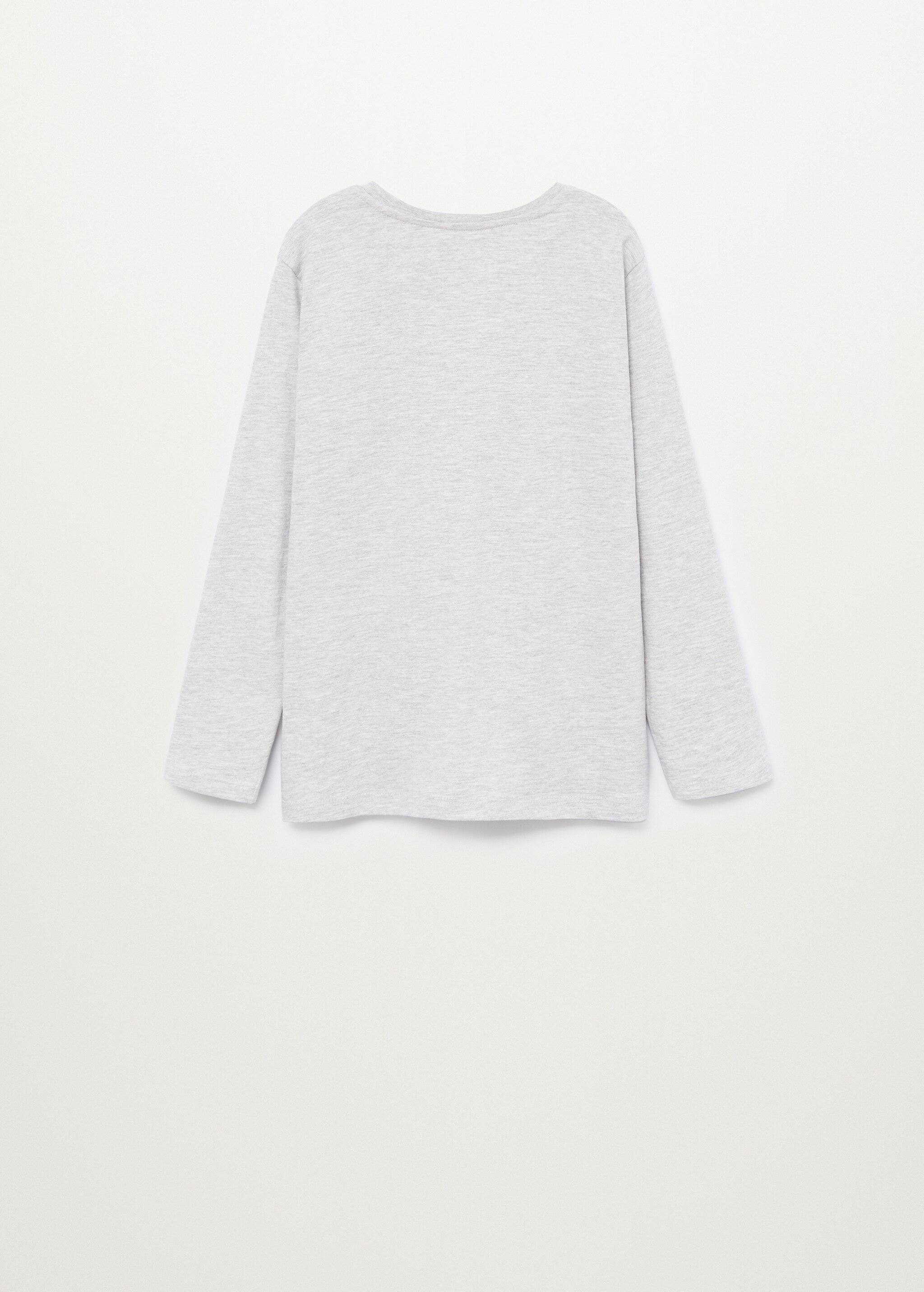 Organic printed cotton t-shirt - Reverse of the article