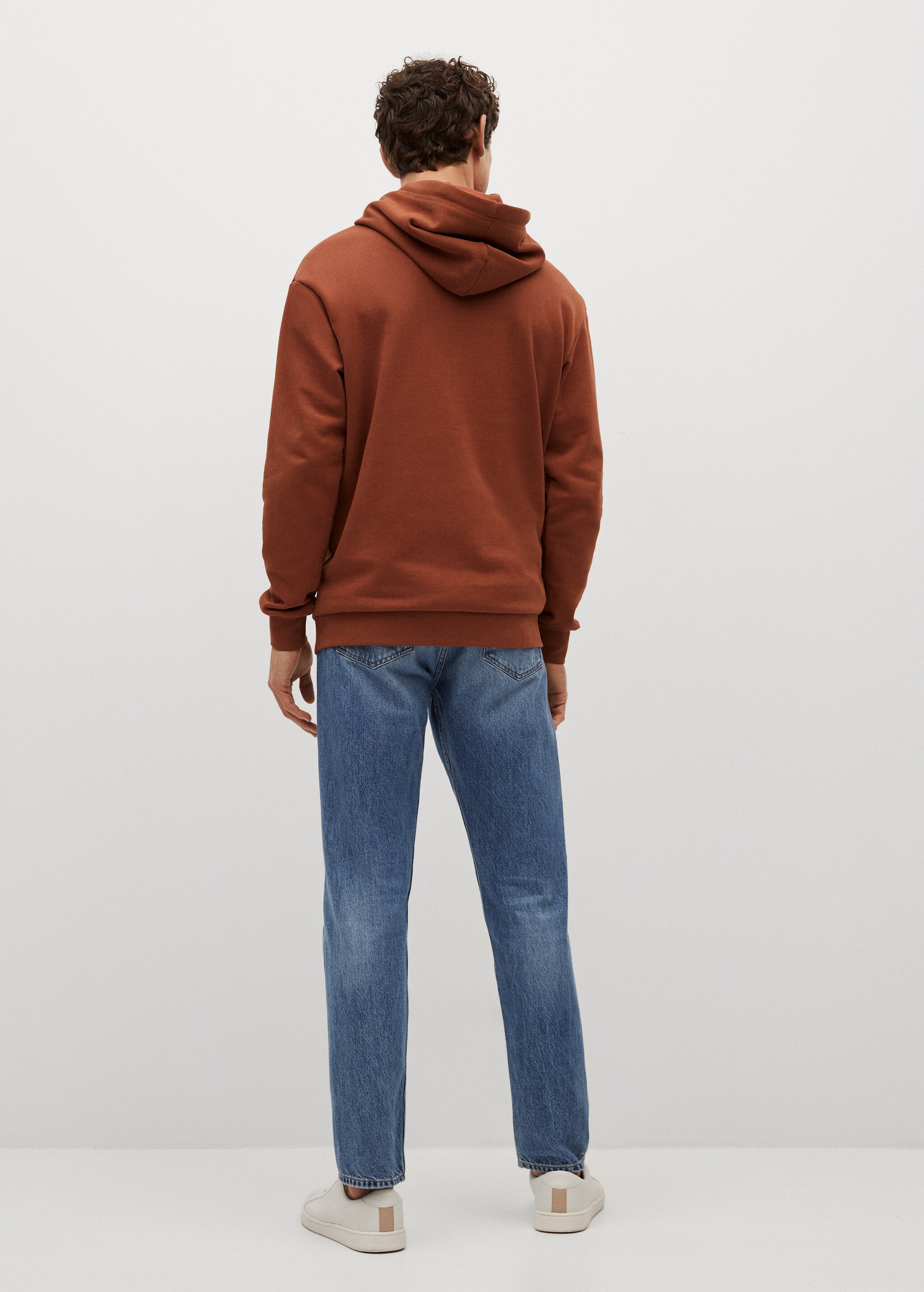 Sudadera capucha mensaje - Reverso del artículo