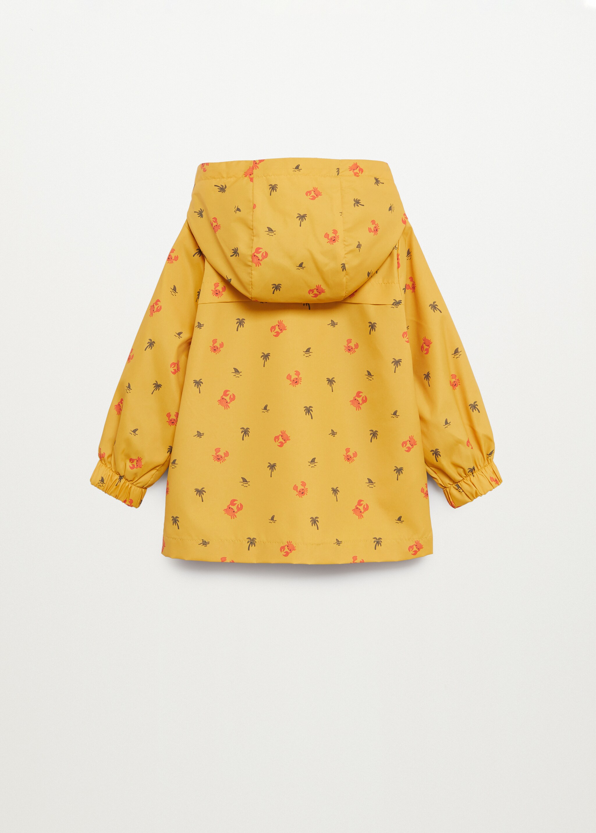 Chaqueta capucha cremallera - Reverso del artículo