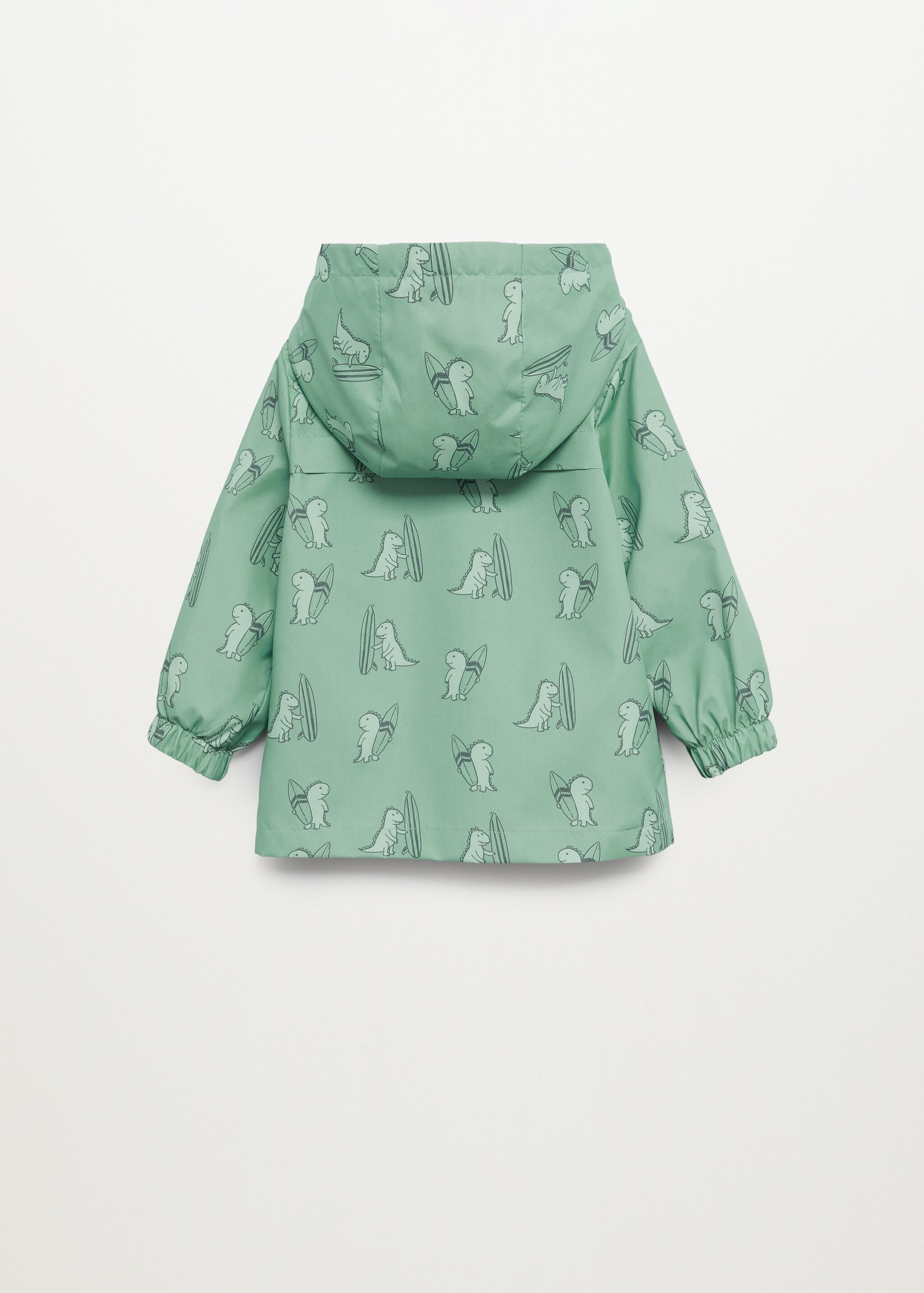 Chaqueta capucha cremallera - Reverso del artículo
