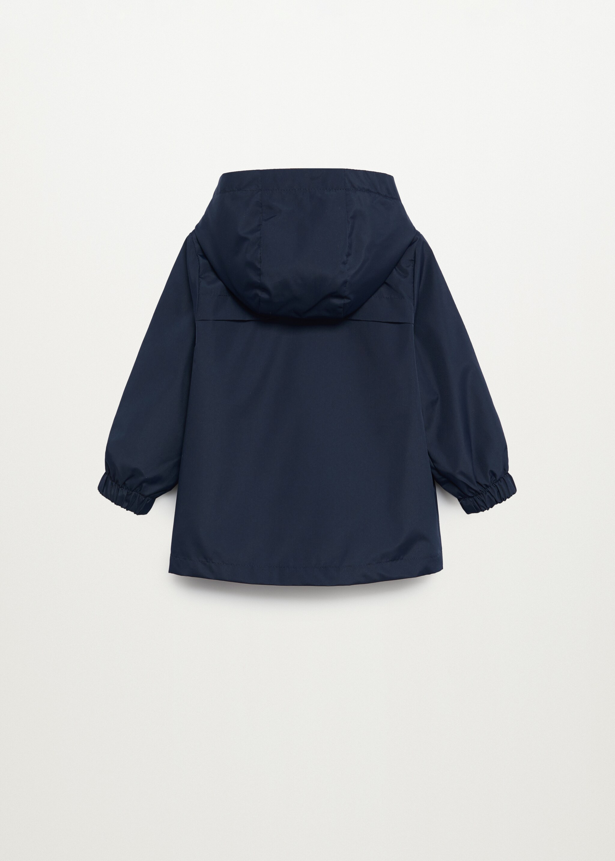 Chaqueta capucha cremallera - Reverso del artículo