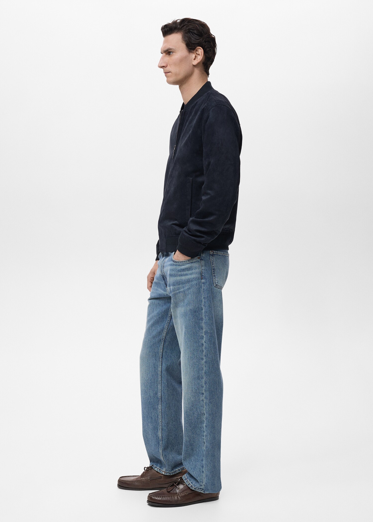 Bomberjacke mit Wildleder-Effekt - Detail des Artikels 5