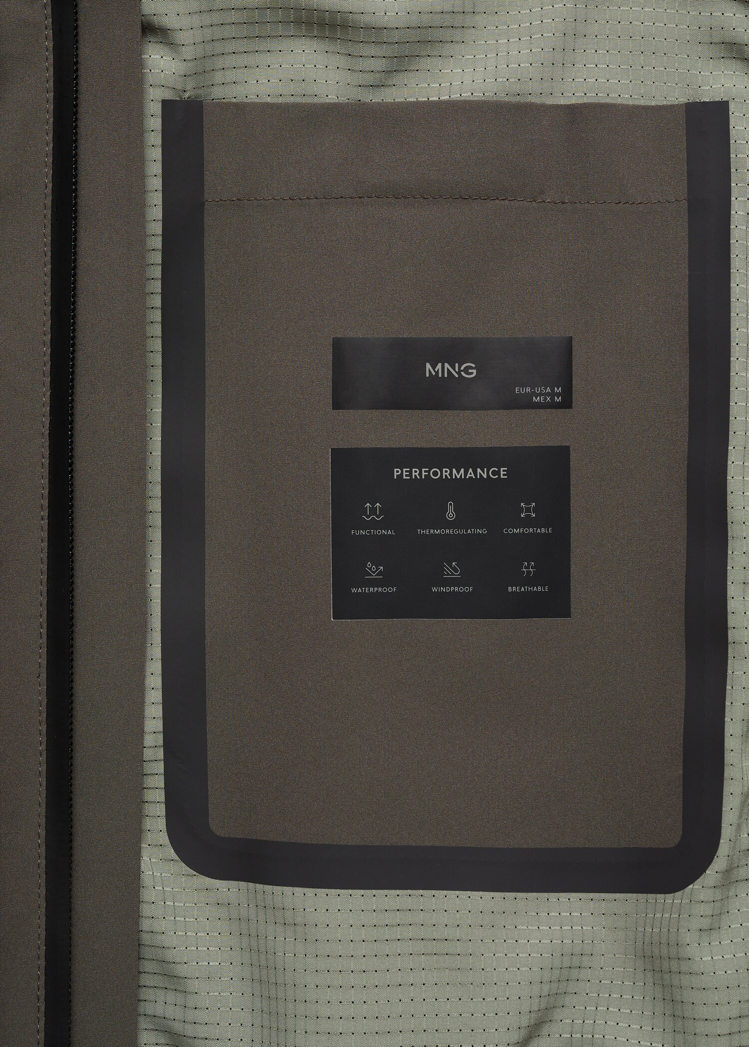 Waterproof bomber with COOLMAX® technology - Details of the article 0